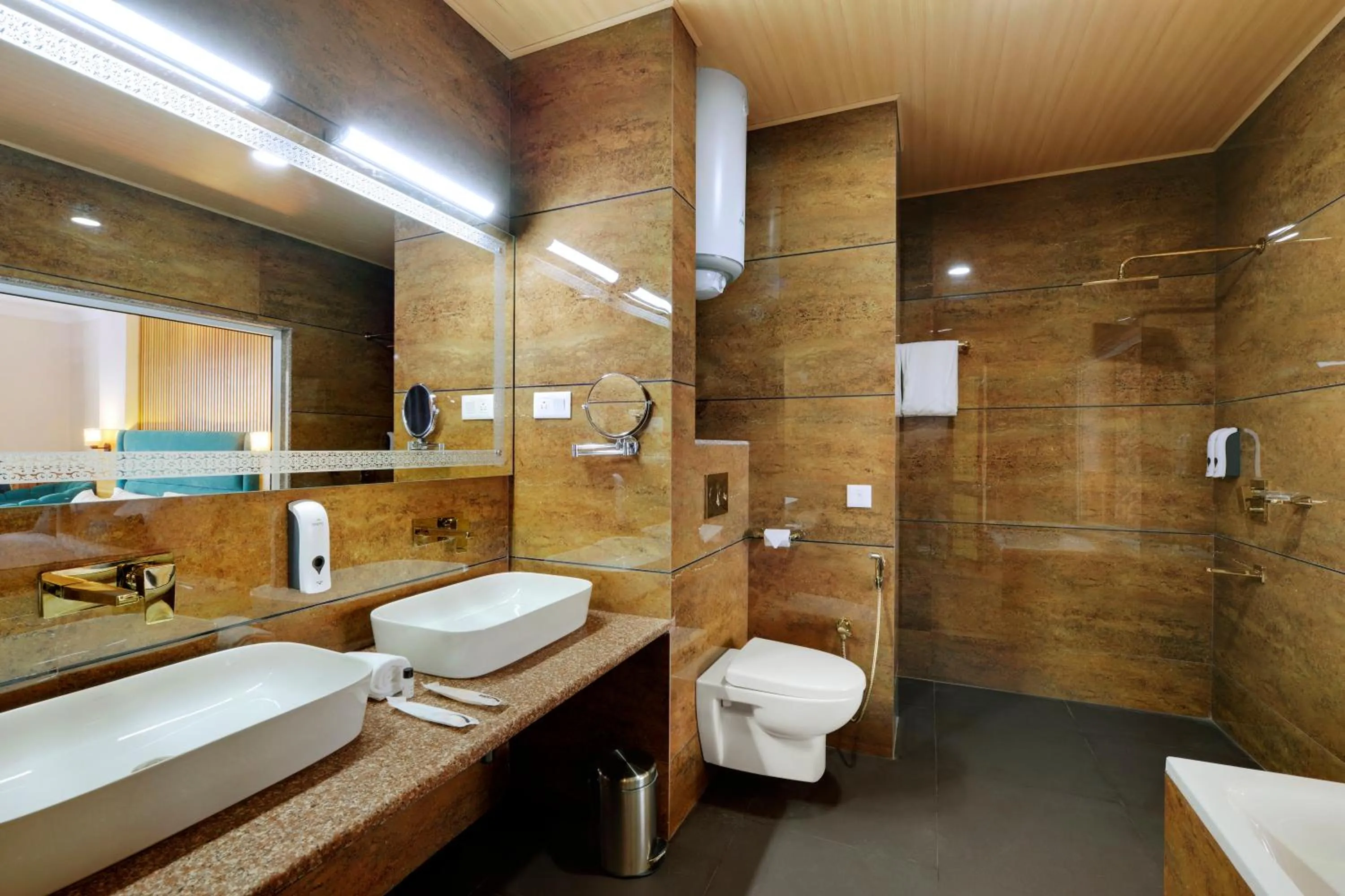 Bathroom in Yashshree Sikkim Blossom 600 Meters from MG Marg