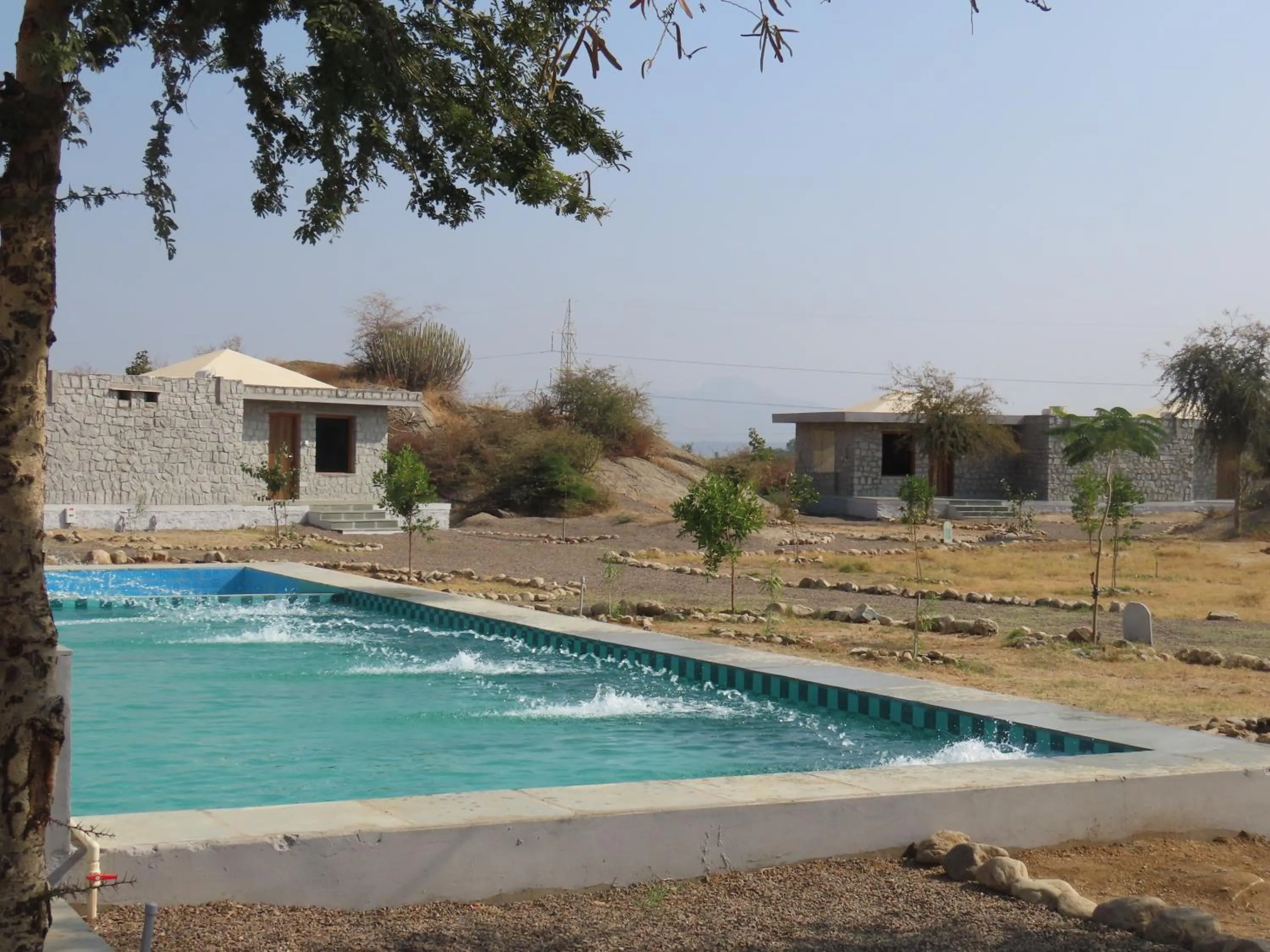 Pool view in Clarks Safari Jawai