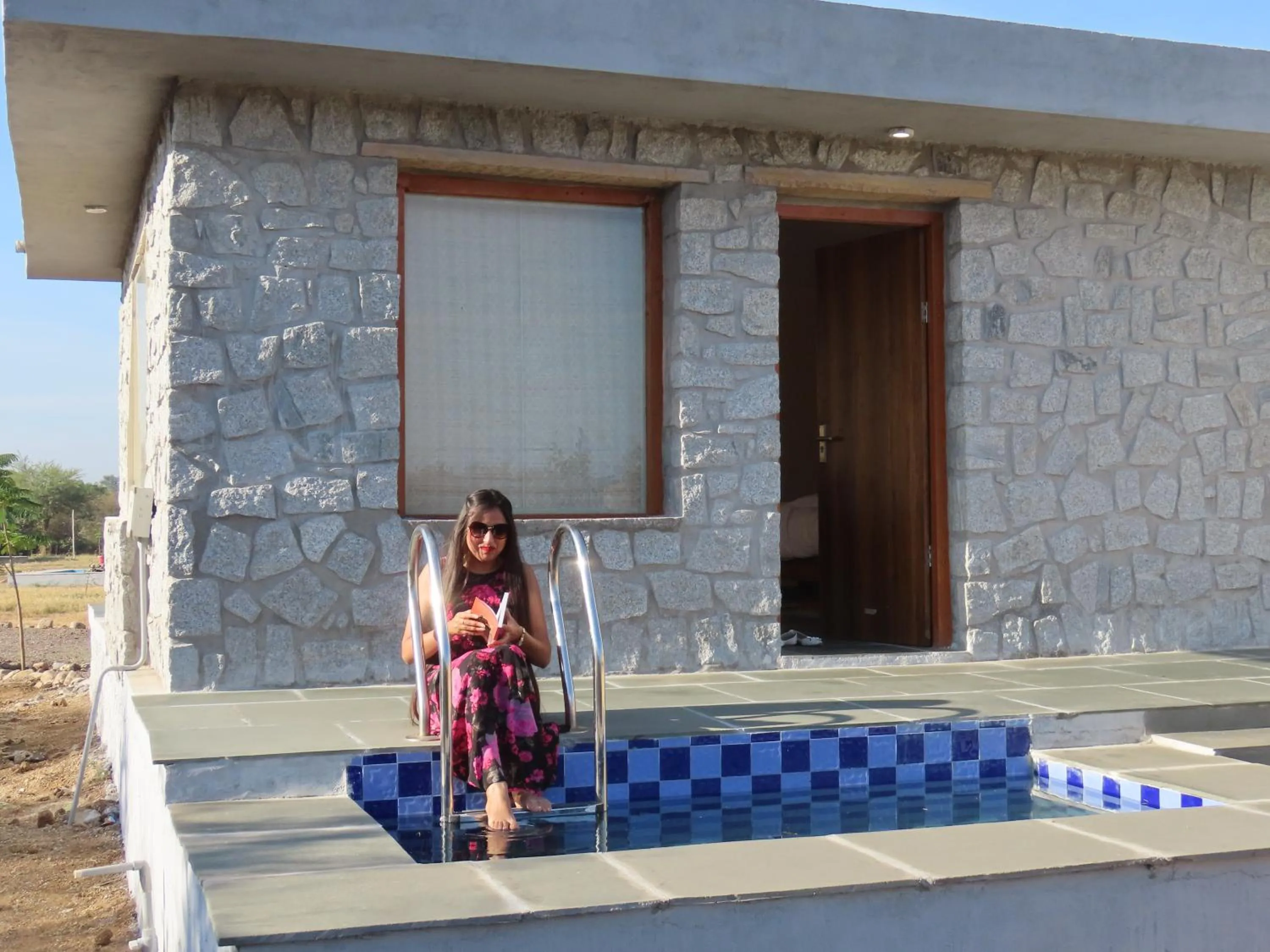 Pool view in Clarks Safari Jawai
