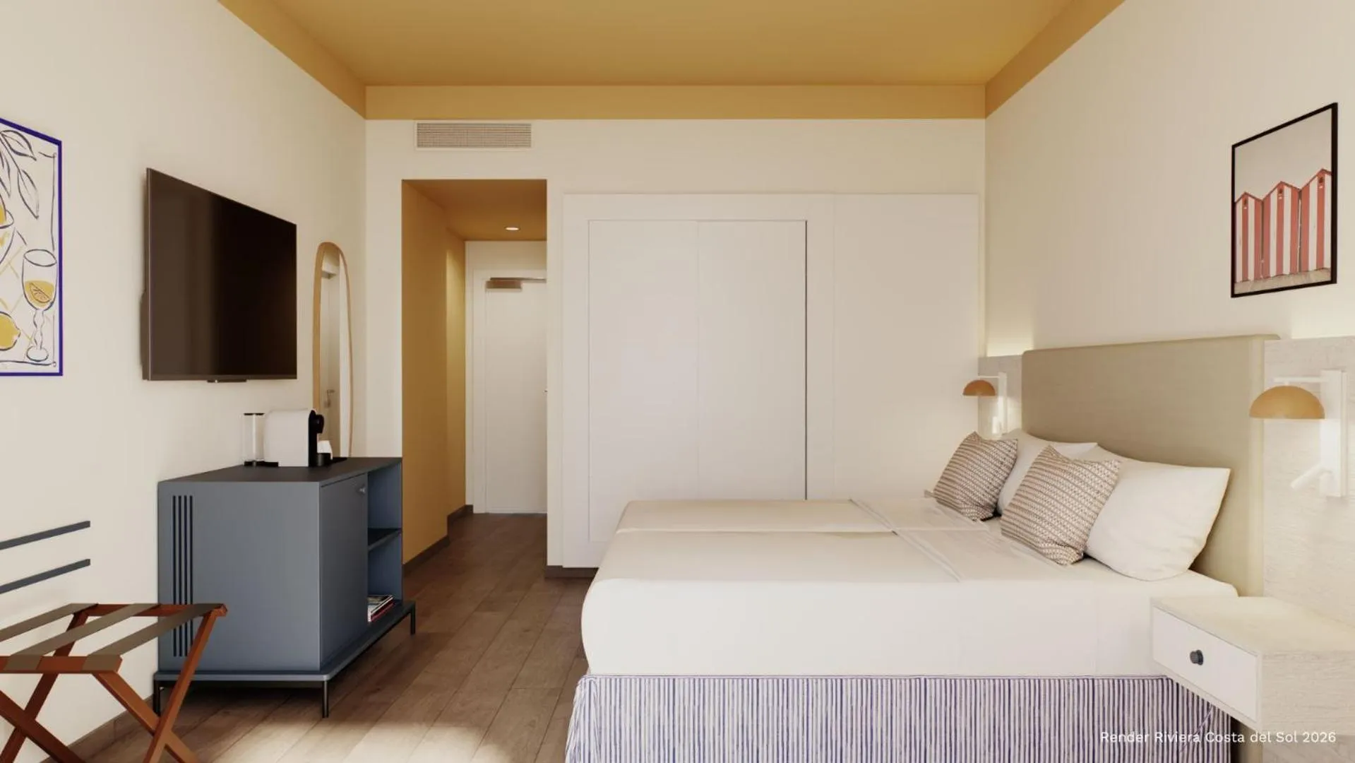 Bed in Medplaya Hotel Riviera - Adults Recommended