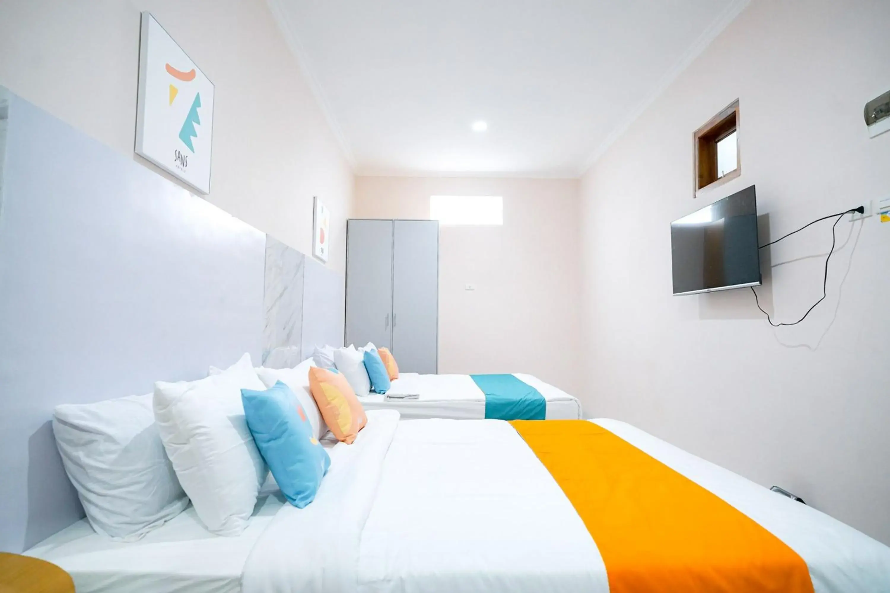 Bedroom, Bed in Sans Bougenville Lampung Bedroom, Bed in Sans Bougenville Lampung