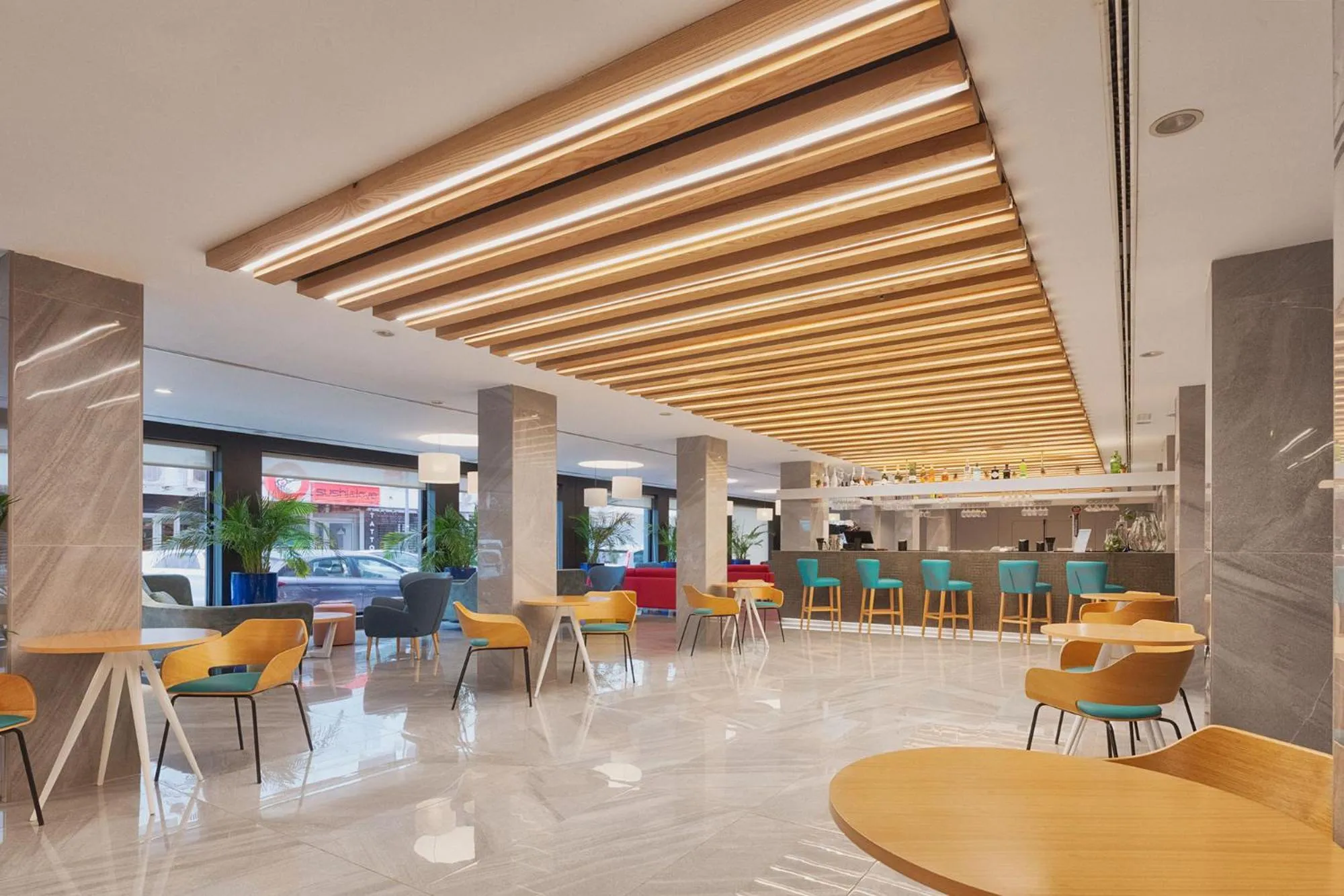 Lounge or bar in Eurostars Puerto de Ibiza