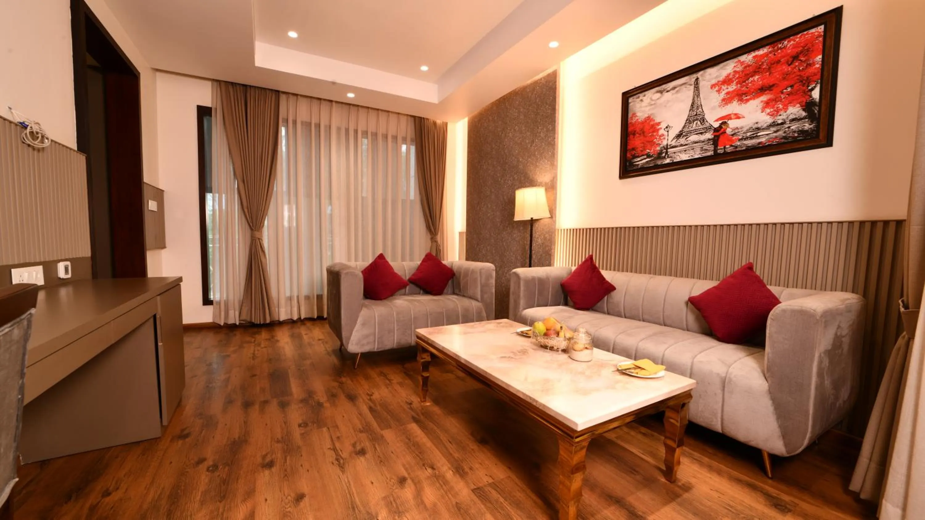 Living room in Pride Biznotel Haldwani