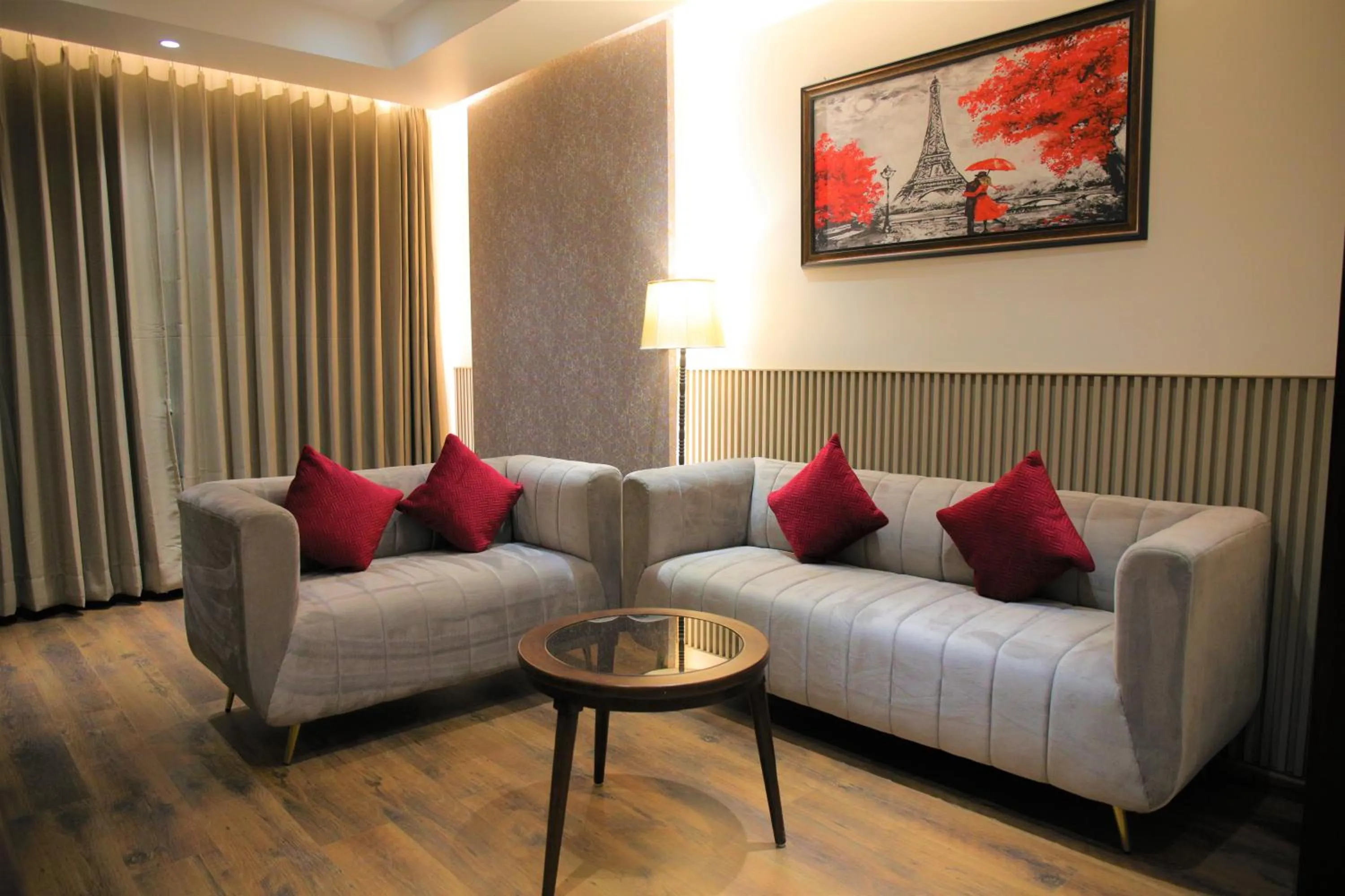 Living room in Pride Biznotel Haldwani