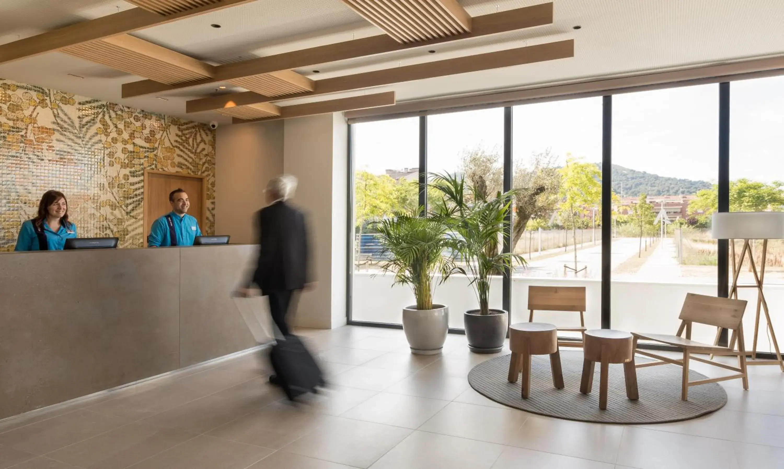 Lobby or reception in AQUA Hotel Silhouette & Spa - Adults Only Lobby or reception in AQUA Hotel Silhouette & Spa - Adults Only