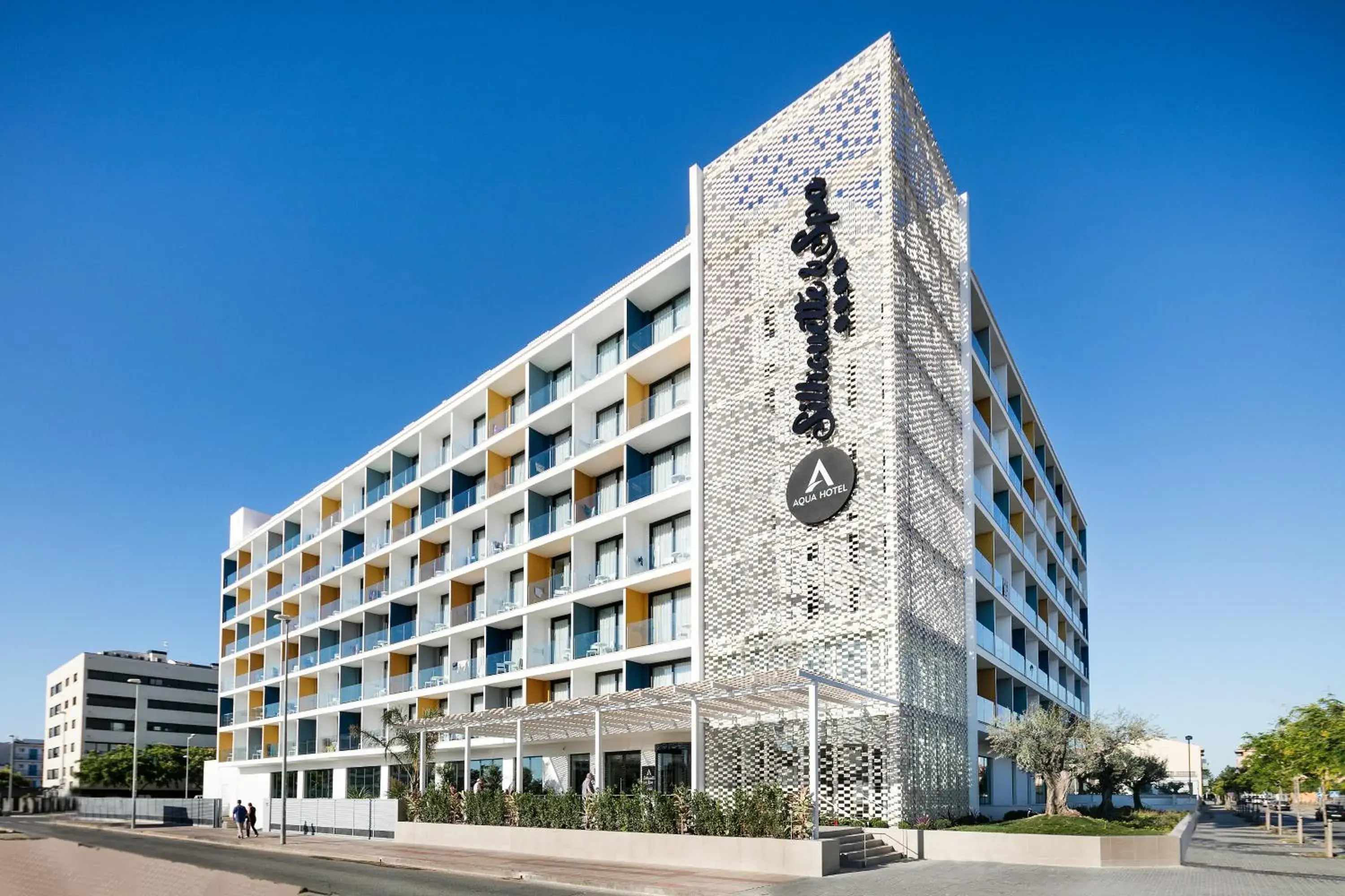 Facade/entrance in AQUA Hotel Silhouette & Spa - Adults Only Facade/entrance in AQUA Hotel Silhouette & Spa - Adults Only