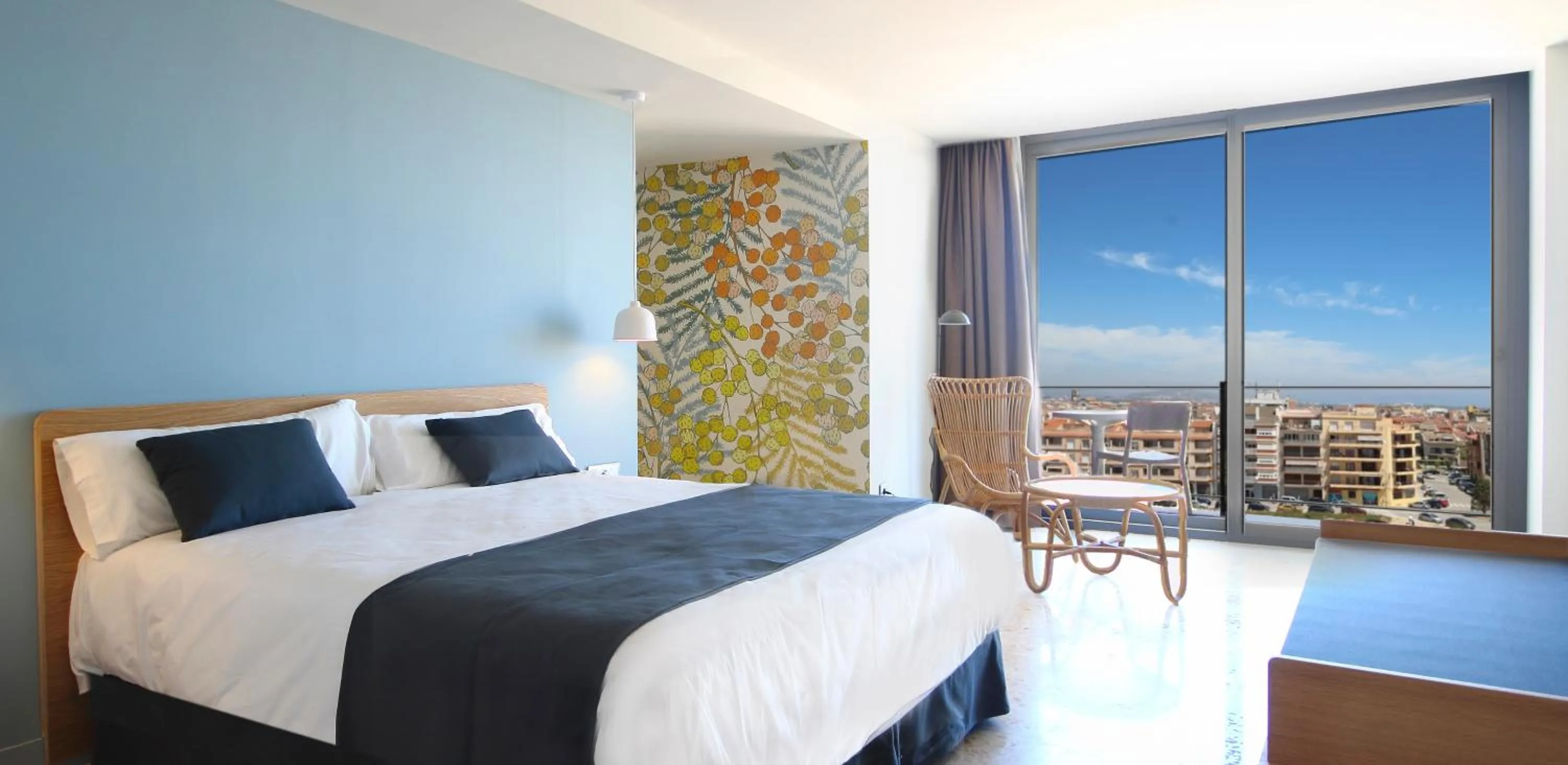 Photo of the whole room, Bed in AQUA Hotel Silhouette & Spa - Adults Only