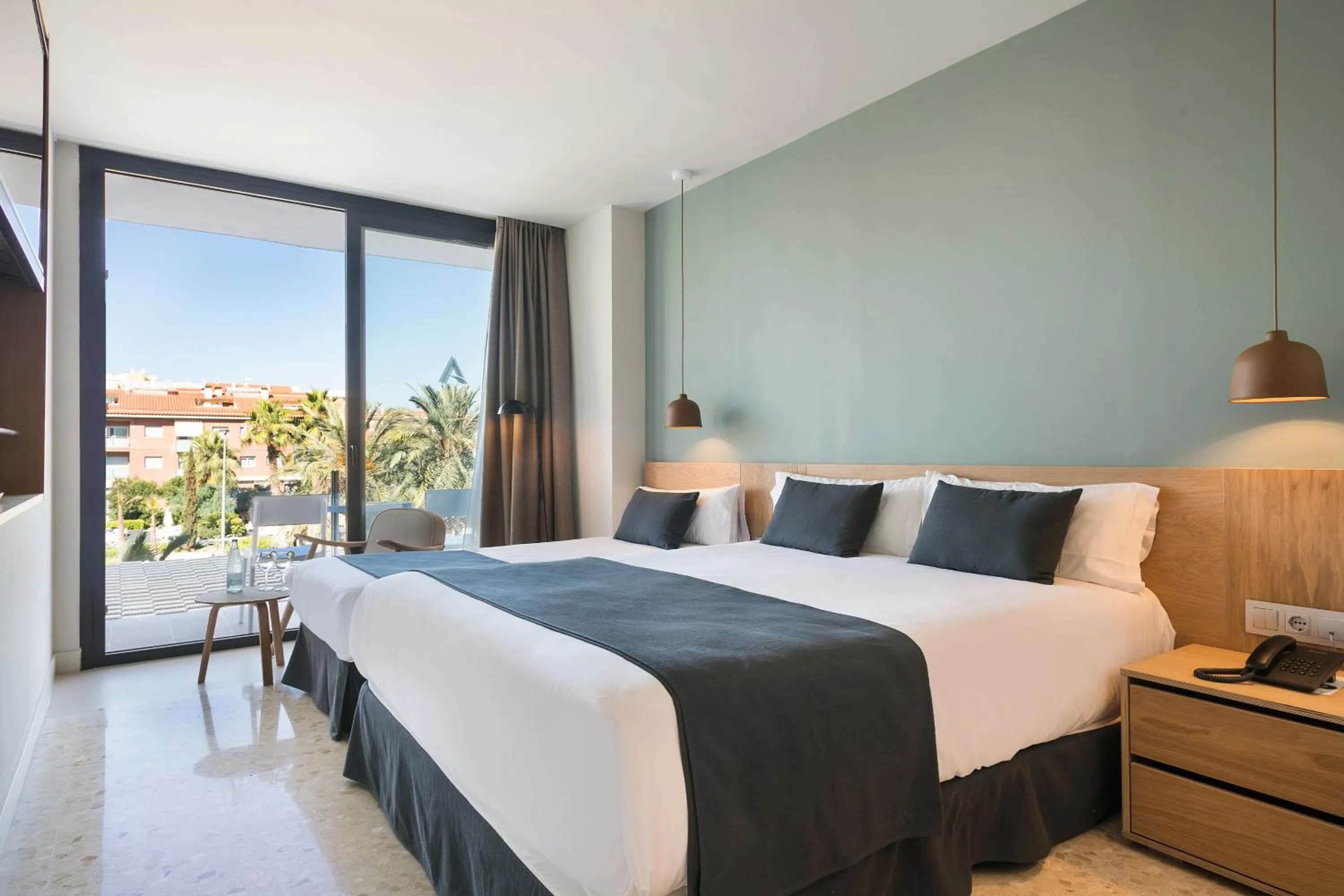 Photo of the whole room, Bed in AQUA Hotel Silhouette & Spa - Adults Only