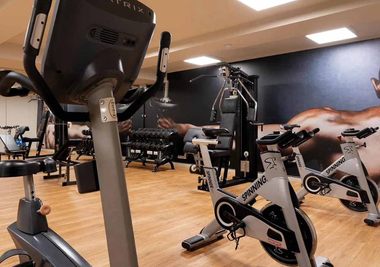 Fitness centre/facilities in AQUA Hotel Promenade & Spa 4Sup