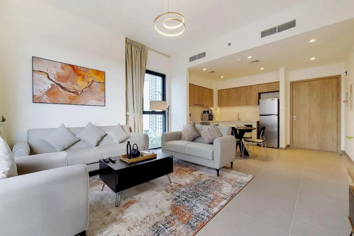 Living room in Vacationer Holiday Homes I Executive 1 Bedroom I Free Parking & Wi-Fi