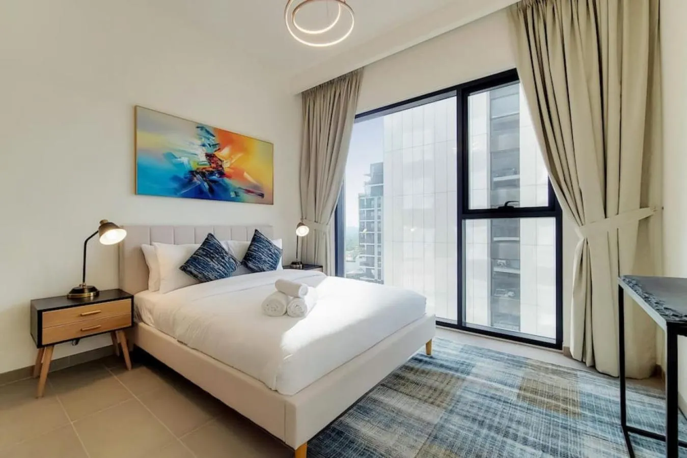 Bedroom, Bed in Vacationer Holiday Homes I Executive 1 Bedroom I Free Parking & Wi-Fi
