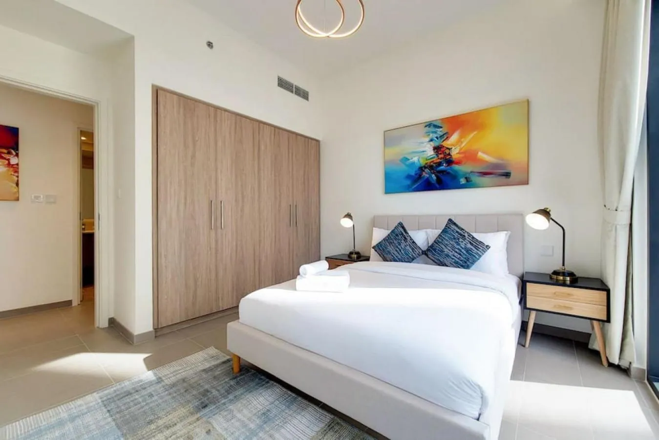 Bedroom, Bed in Vacationer Holiday Homes I Executive 1 Bedroom I Free Parking & Wi-Fi