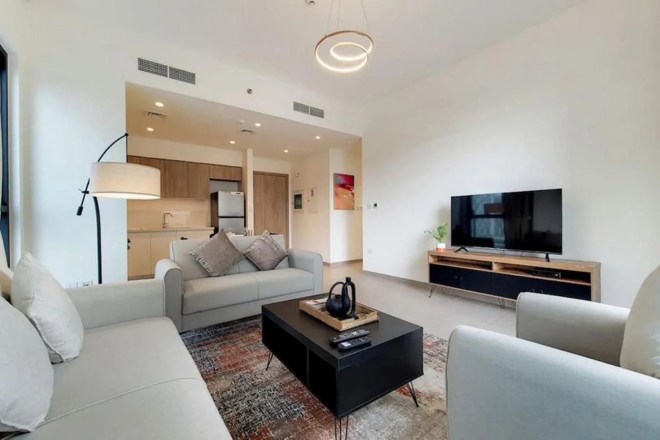 Living room in Vacationer Holiday Homes I Executive 1 Bedroom I Free Parking & Wi-Fi
