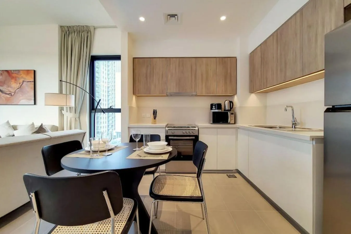 Dining area in Vacationer Holiday Homes I Executive 1 Bedroom I Free Parking & Wi-Fi