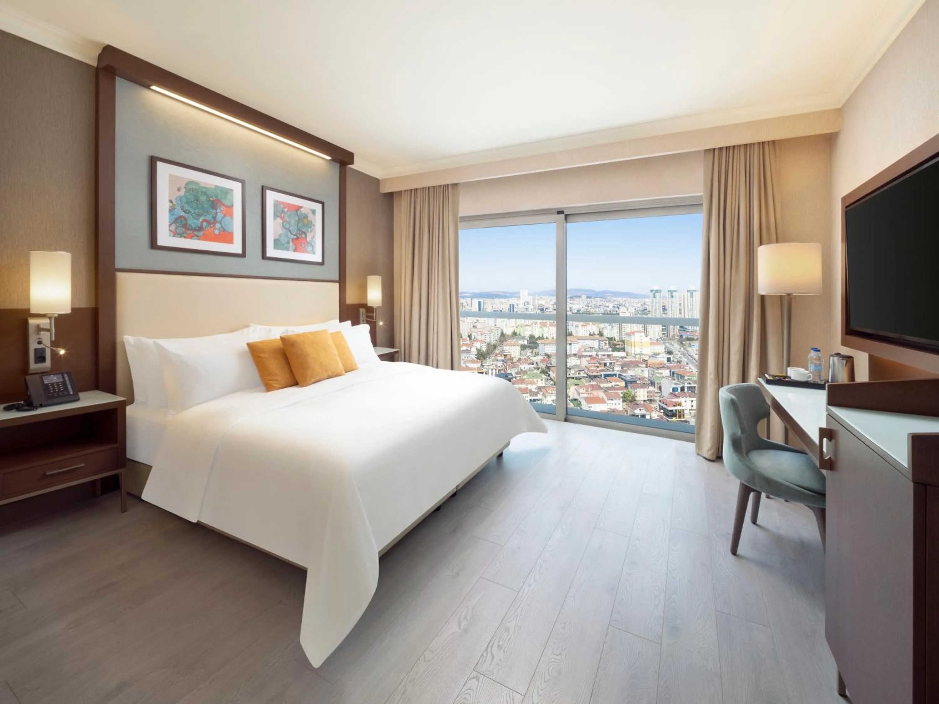 Bedroom, Bed in Selectum City Ataşehir