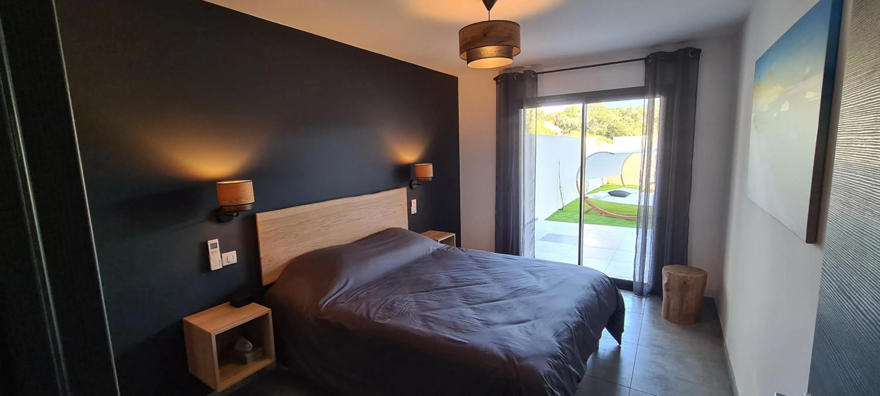 Bedroom, Bed in Domaine de Pacciolello - Porticcio