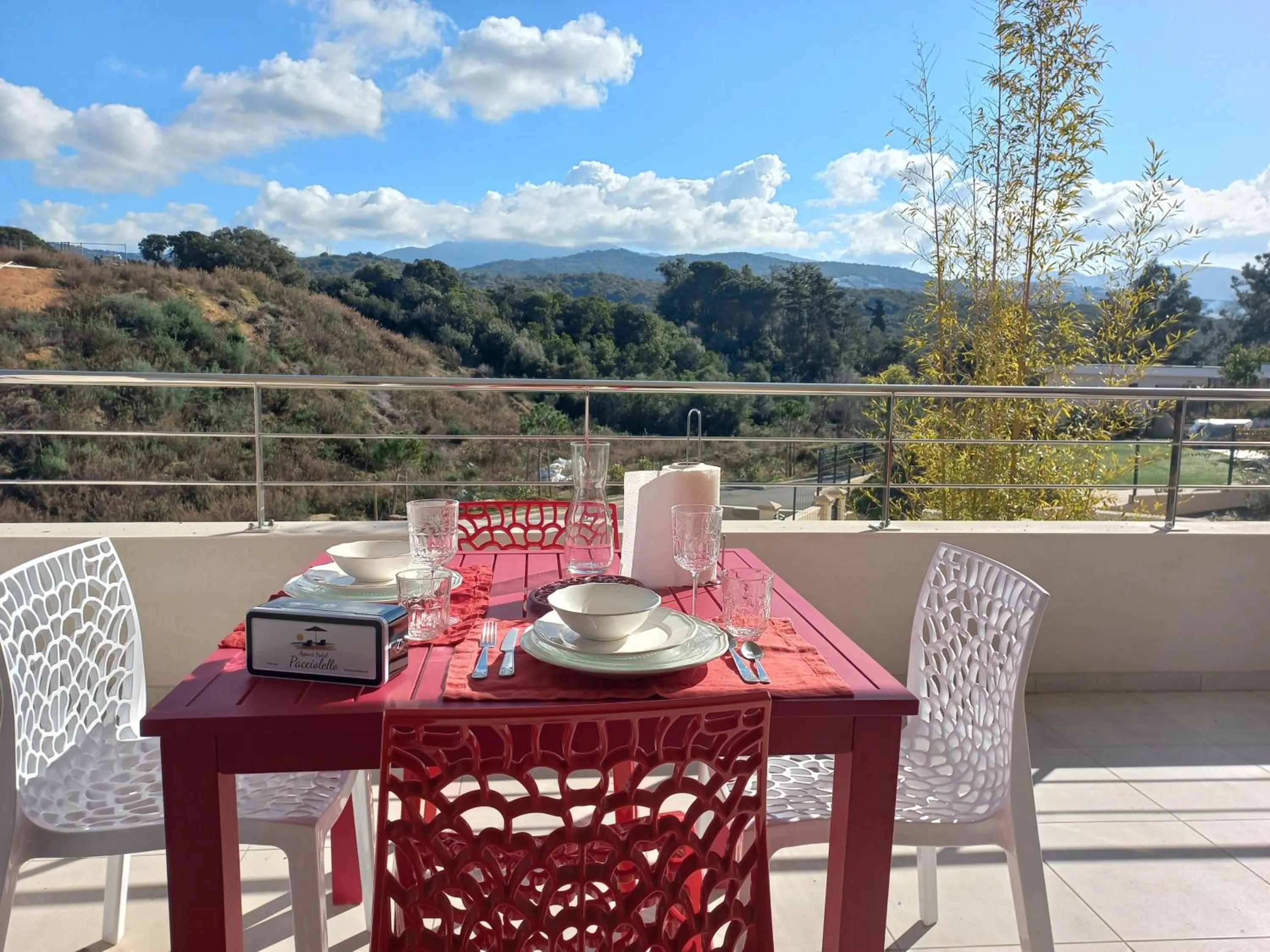 Balcony/Terrace in Domaine de Pacciolello - Porticcio