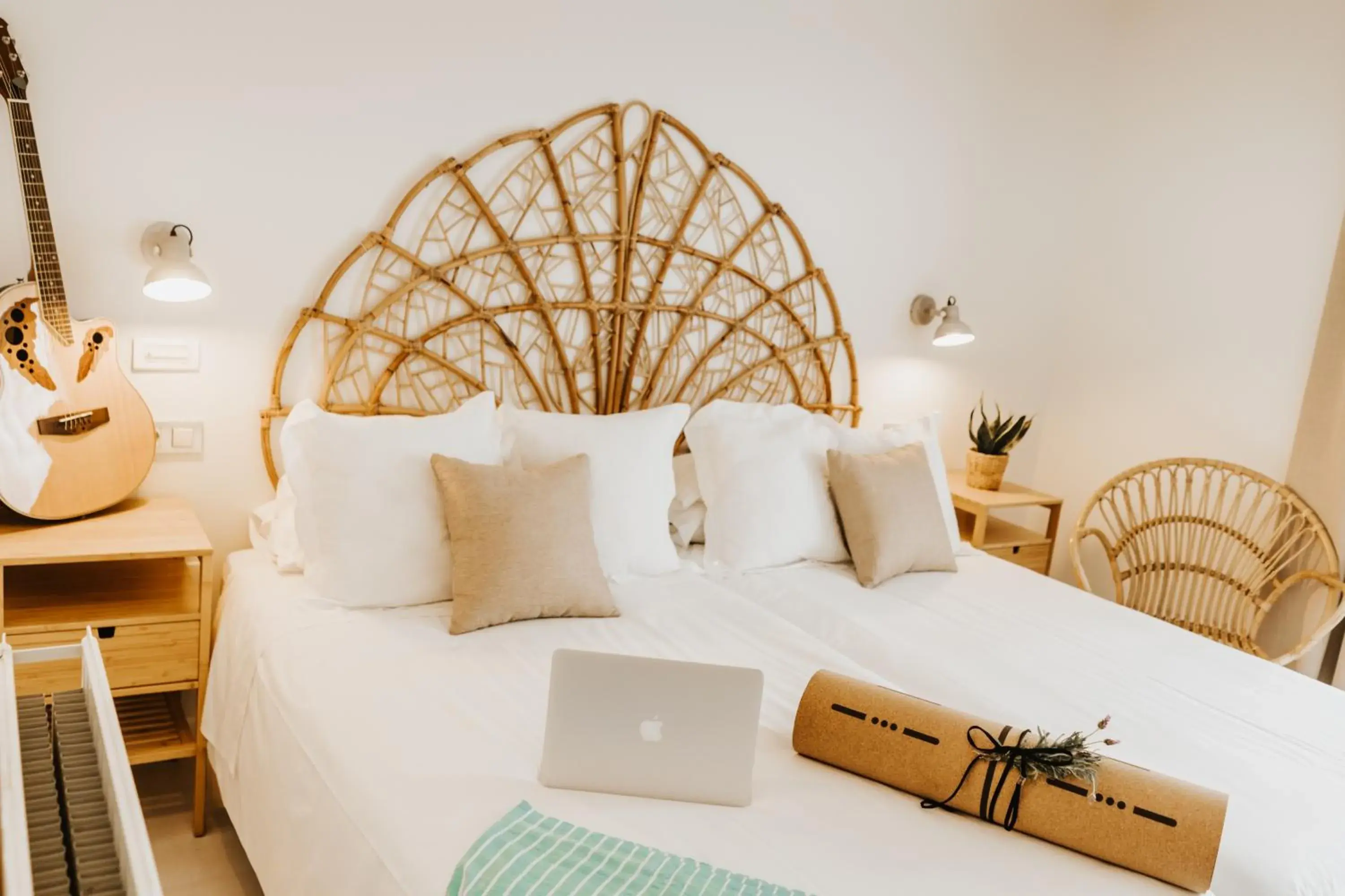 Bed in Hotel Mar Azul & Surf Bed in Hotel Mar Azul & Surf