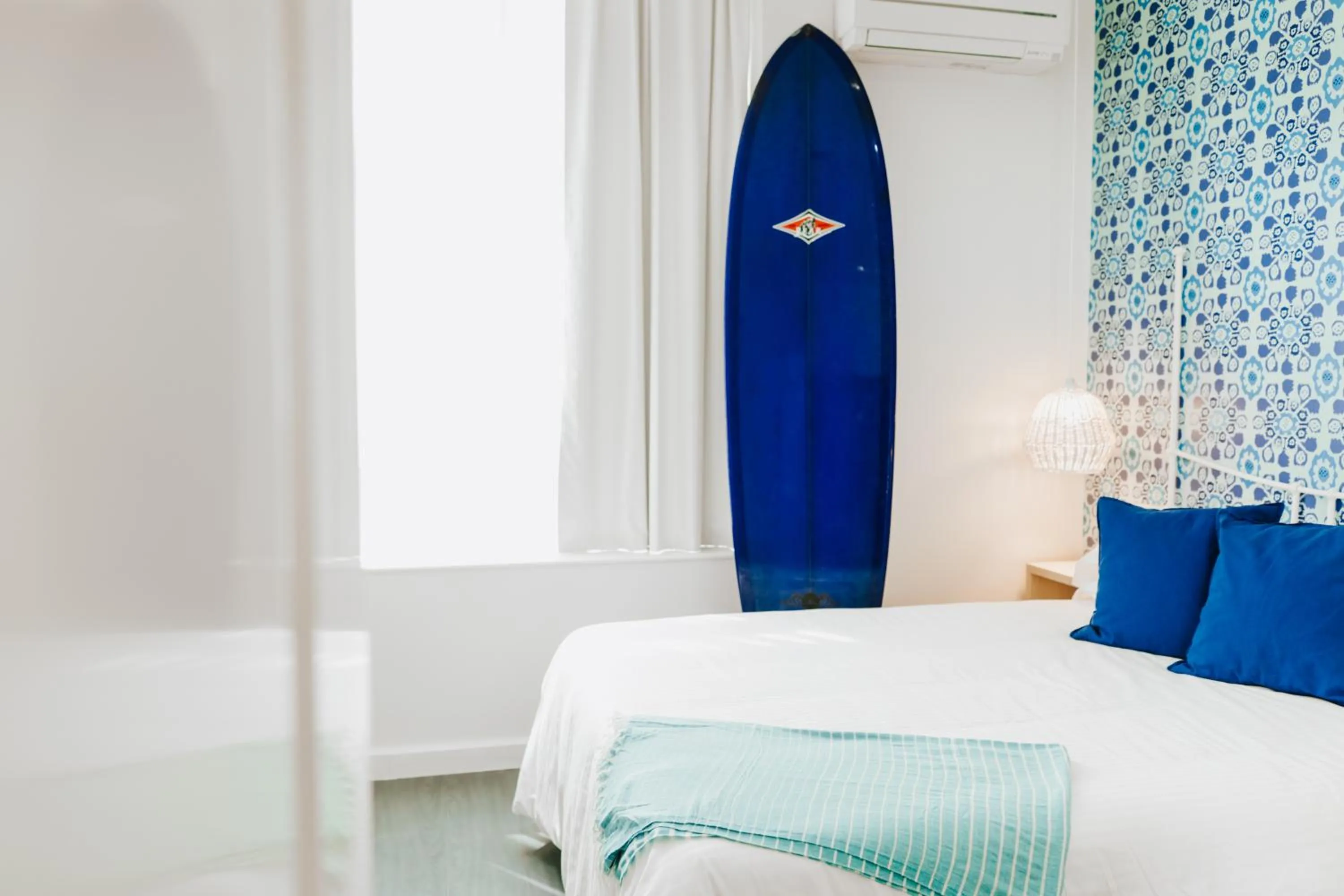 Bed in Hotel Mar Azul & Surf