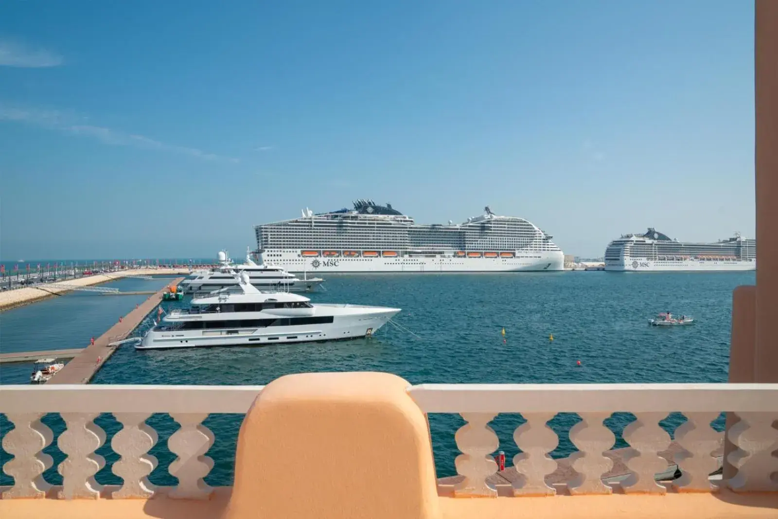 Sea view in Mina Hotel and Residences By The Torch Sea view in Mina Hotel and Residences By The Torch