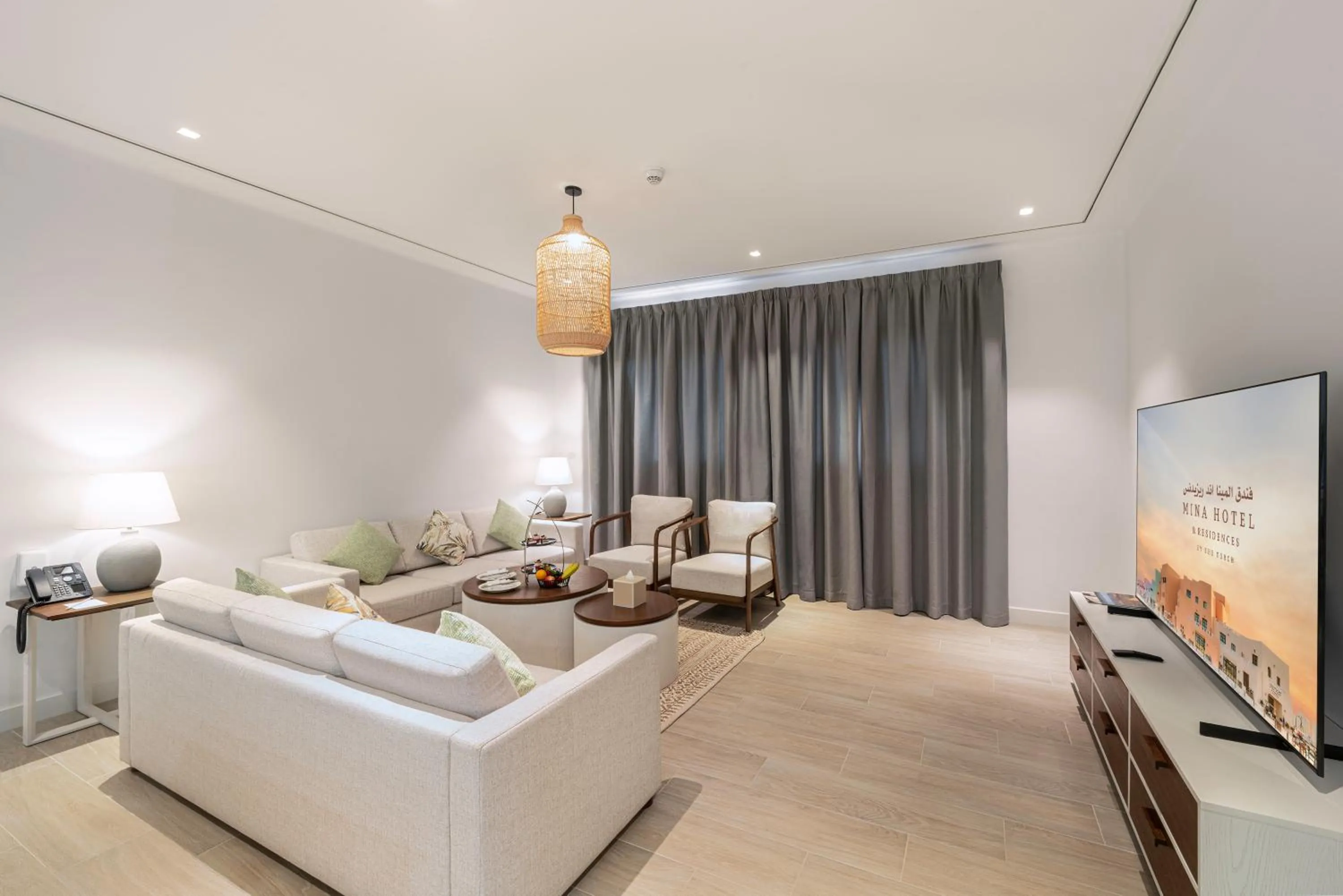 Living room in Mina Hotel and Residences By The Torch