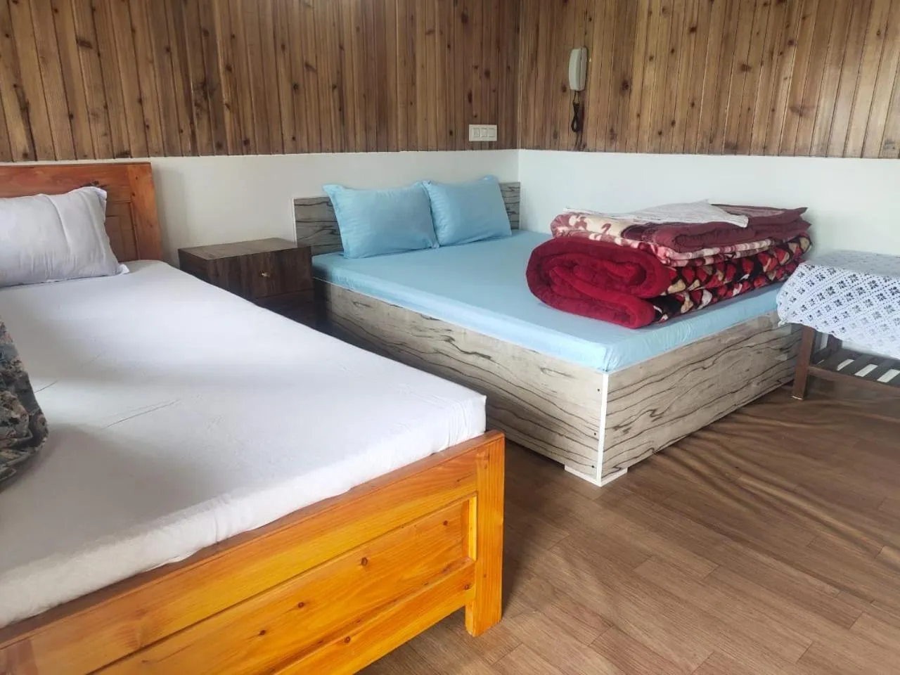 Bed in Boho Homestay, Rangbhang