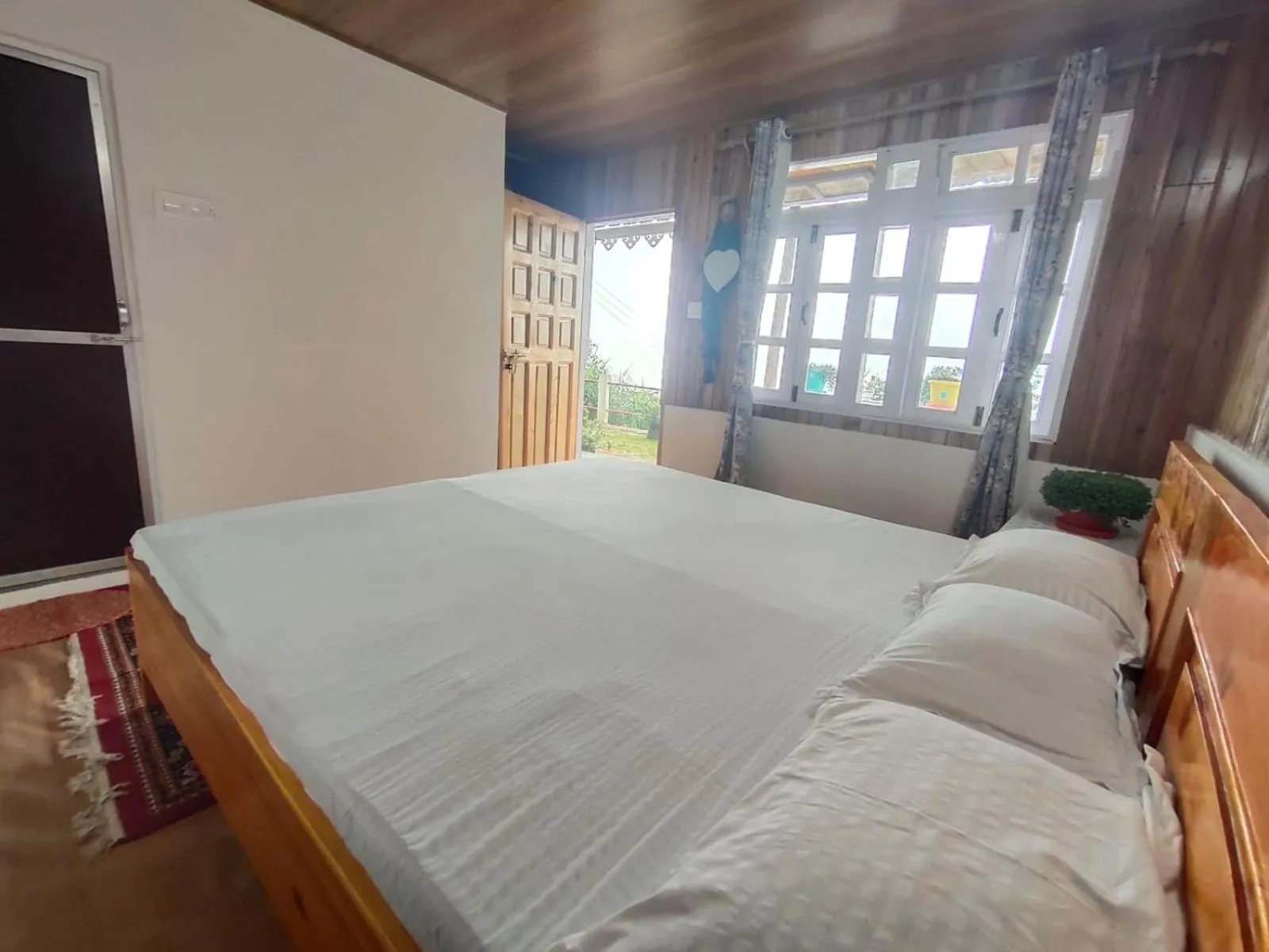 Bed in Boho Homestay, Rangbhang