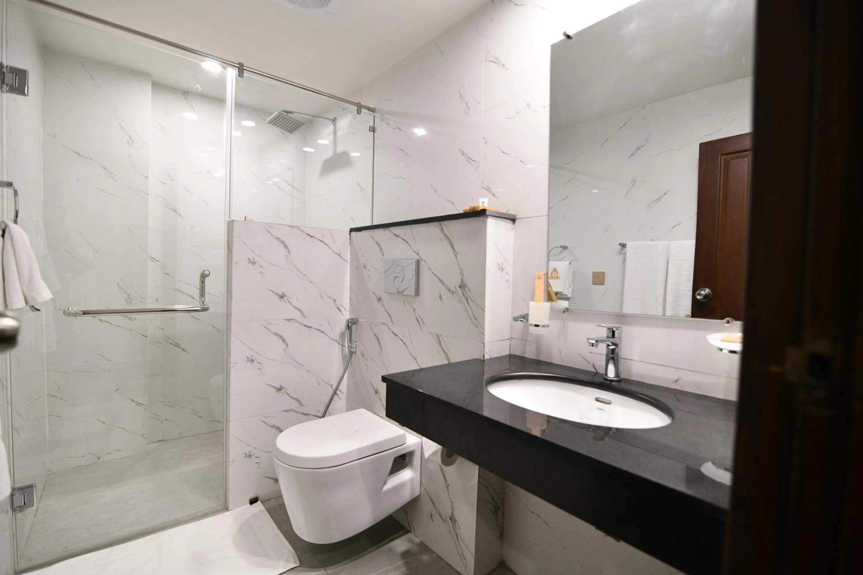 Shower in Royal Regency Hotel