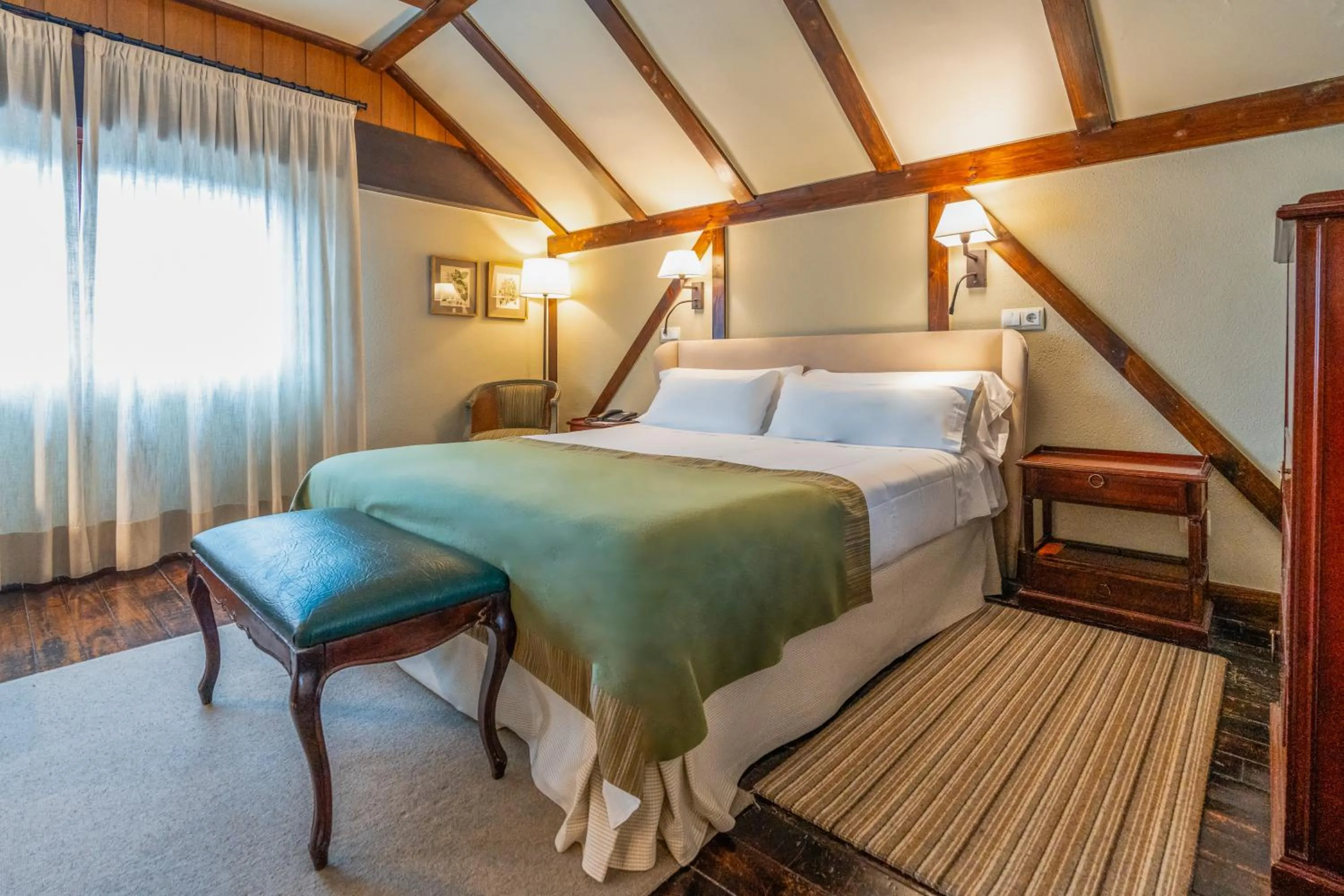 Bed in Hotel Alcazar Irun