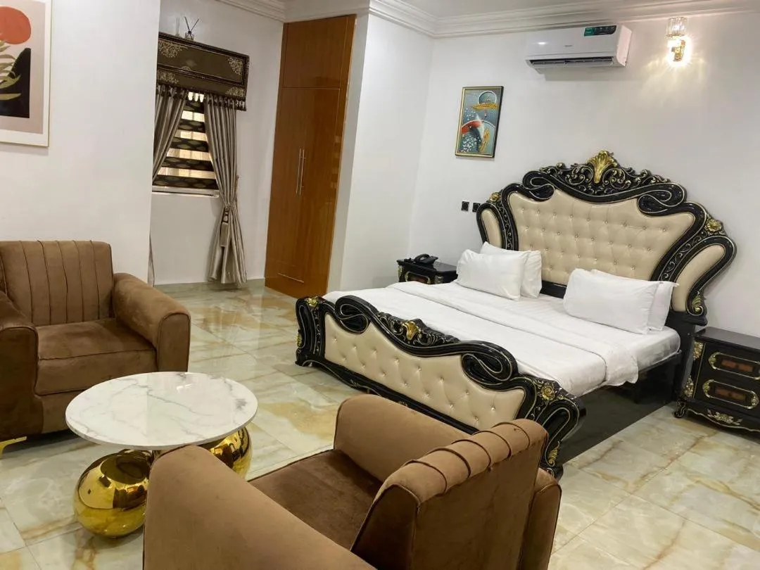 Bed in Kawruky Hotel Benin