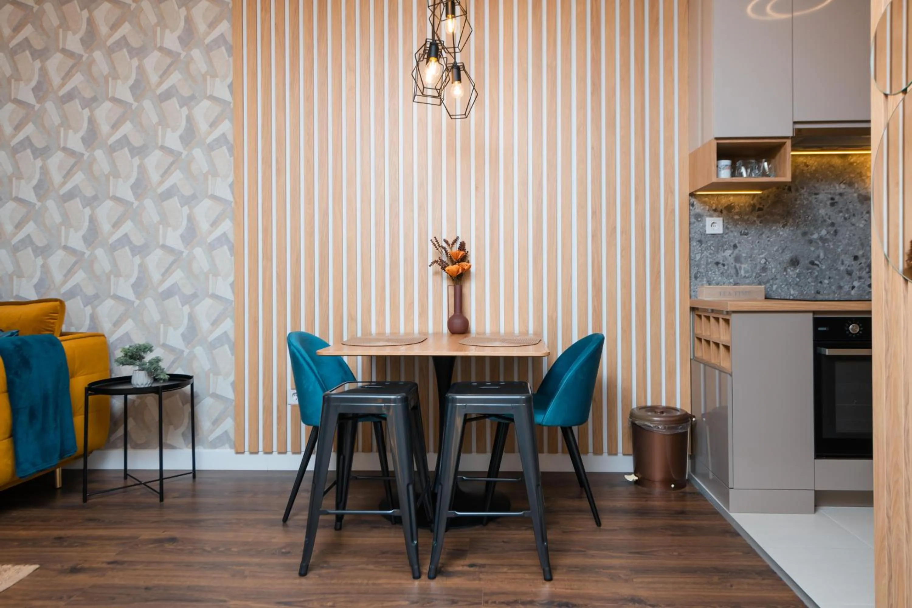 Kitchen or kitchenette in WaterFront City Apartments by FirstHost