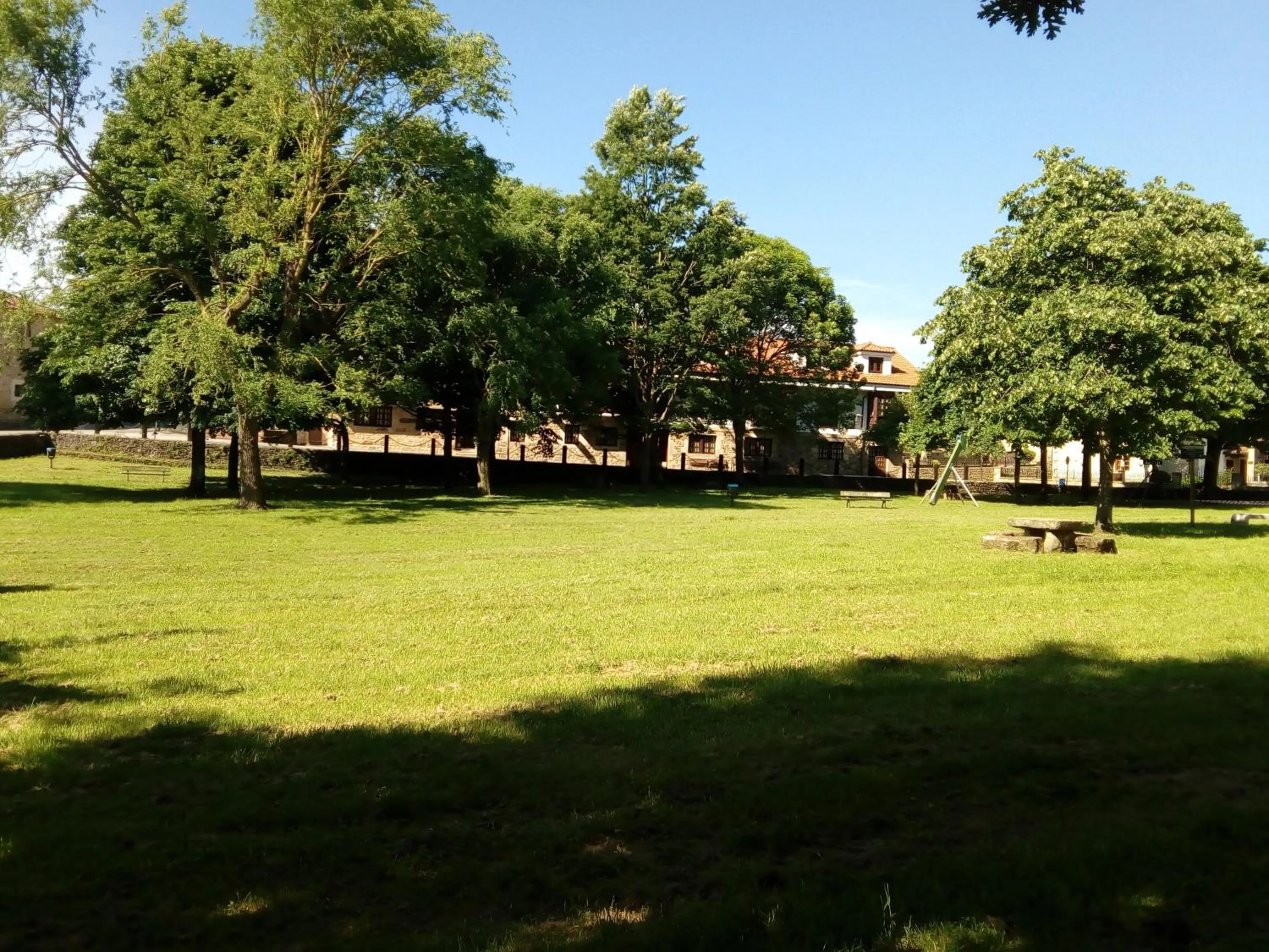 Garden view in La Casona de Revolgo