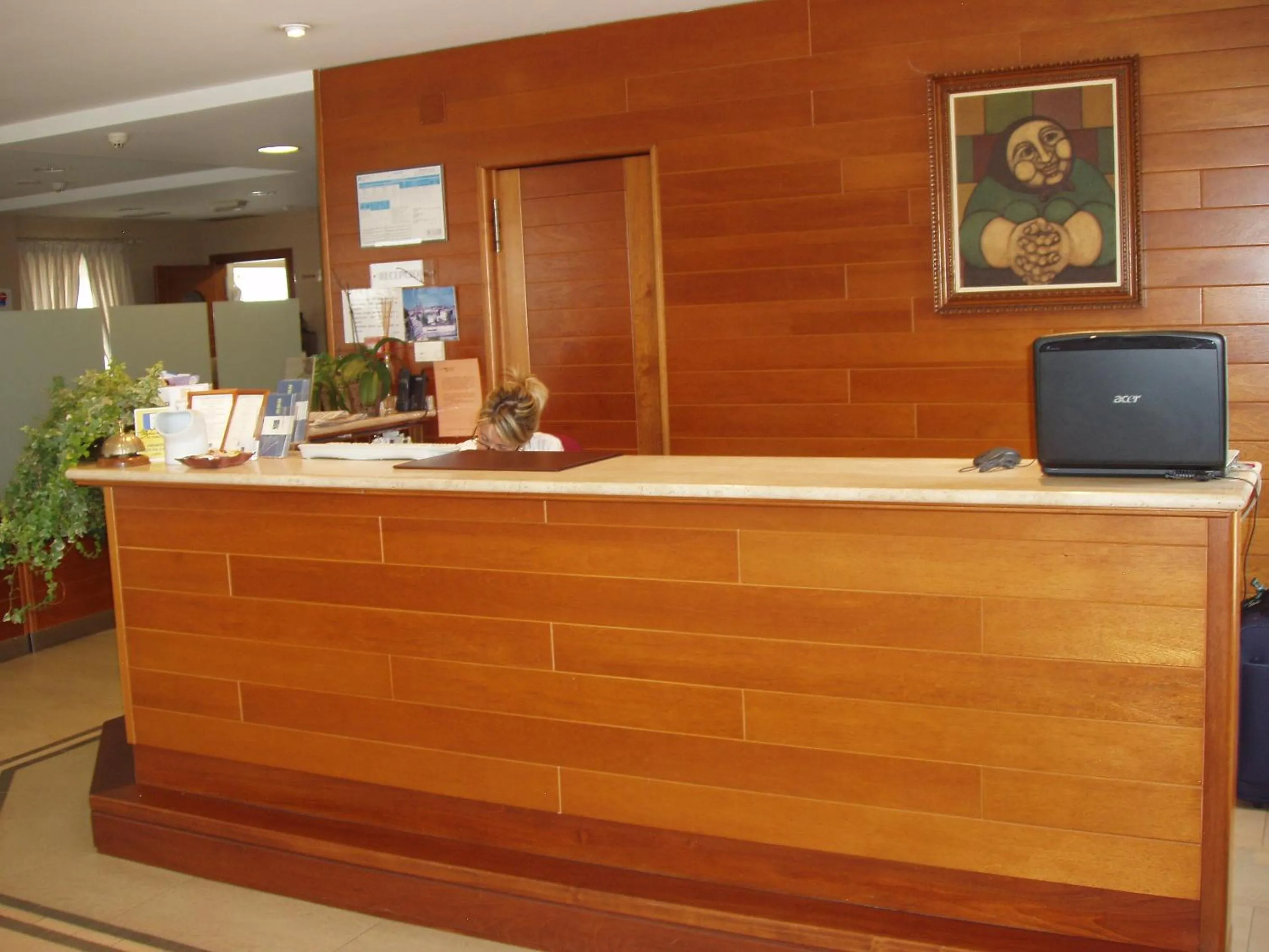 Lobby or reception in Hotel Parking Miradoiro de Belvís