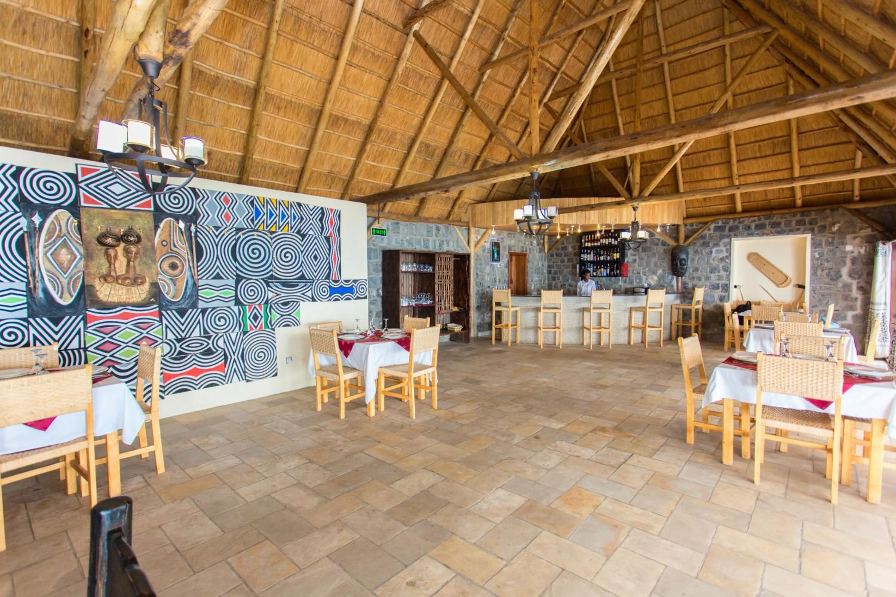 Restaurant/places to eat in Nirvana Heights Hotel