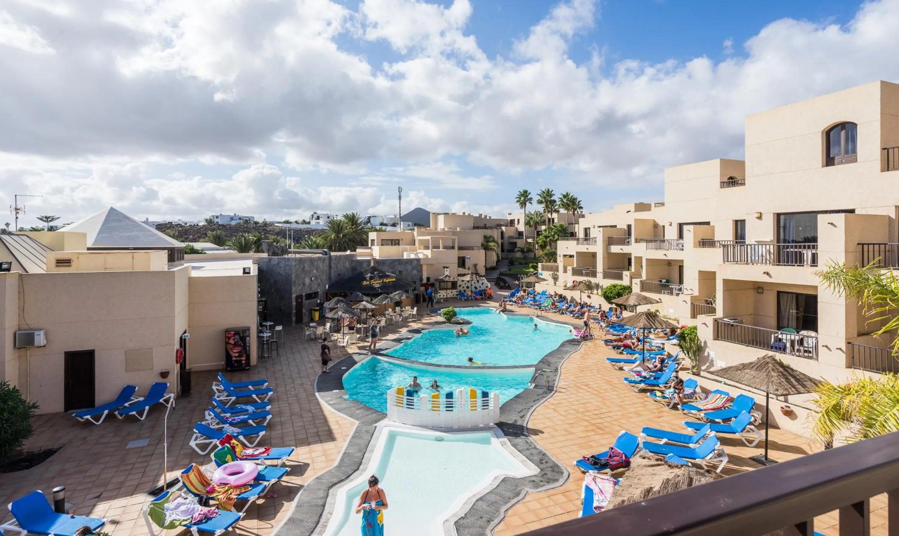 Pool view in BLUESEA Costa Teguise Gardens