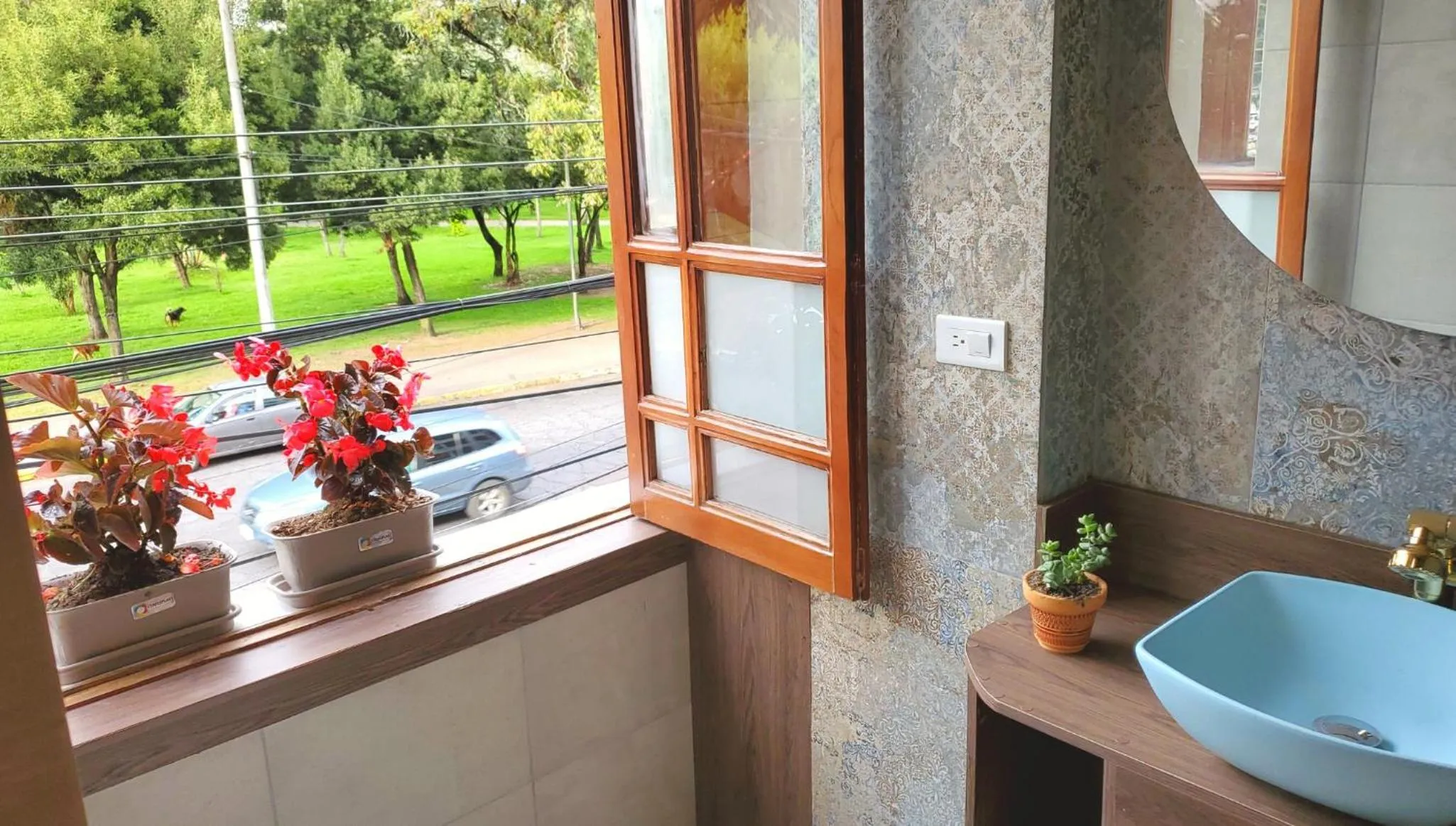 Garden in Hotel Inti Quito