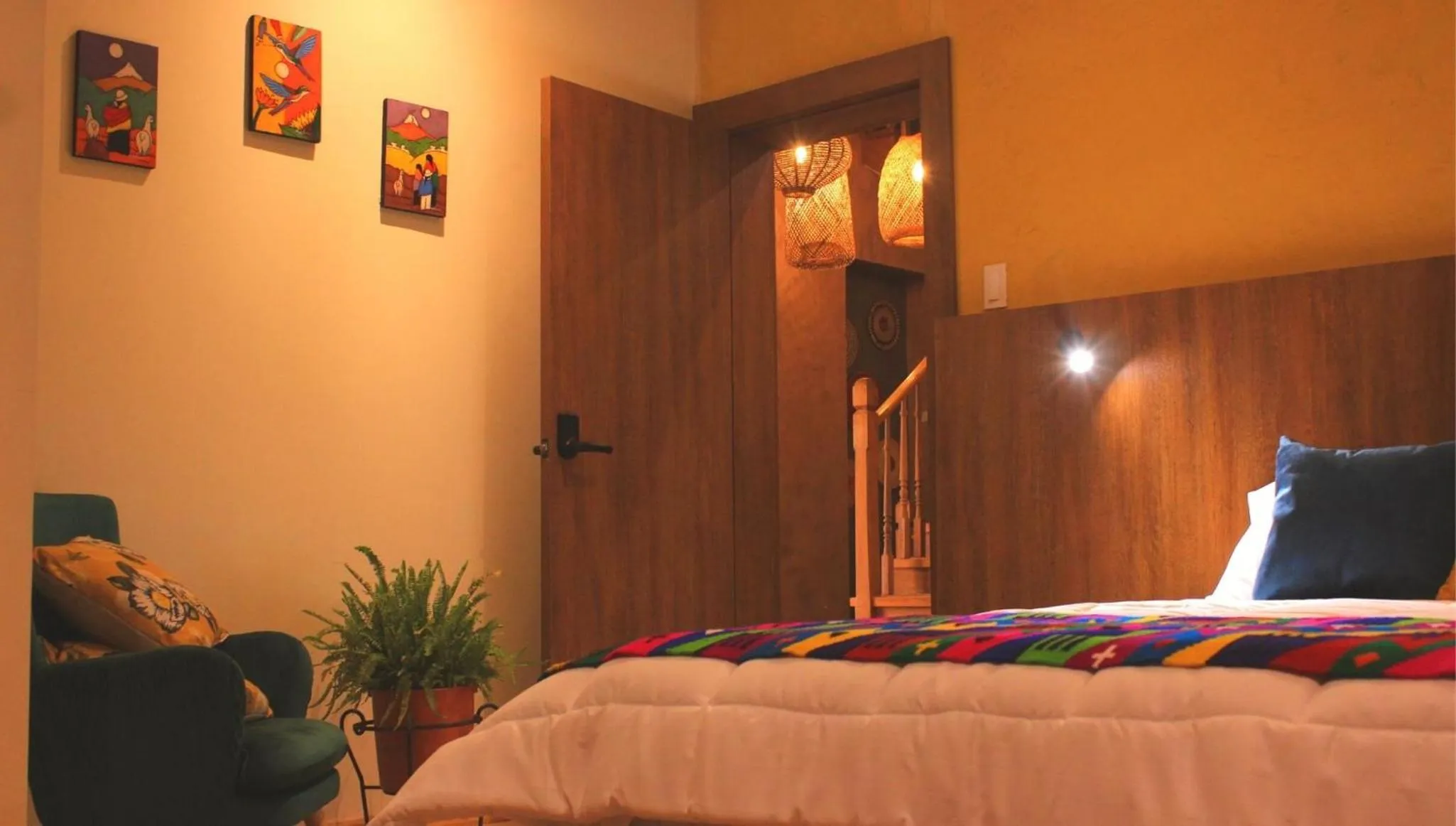 Bed in Hotel Inti Quito