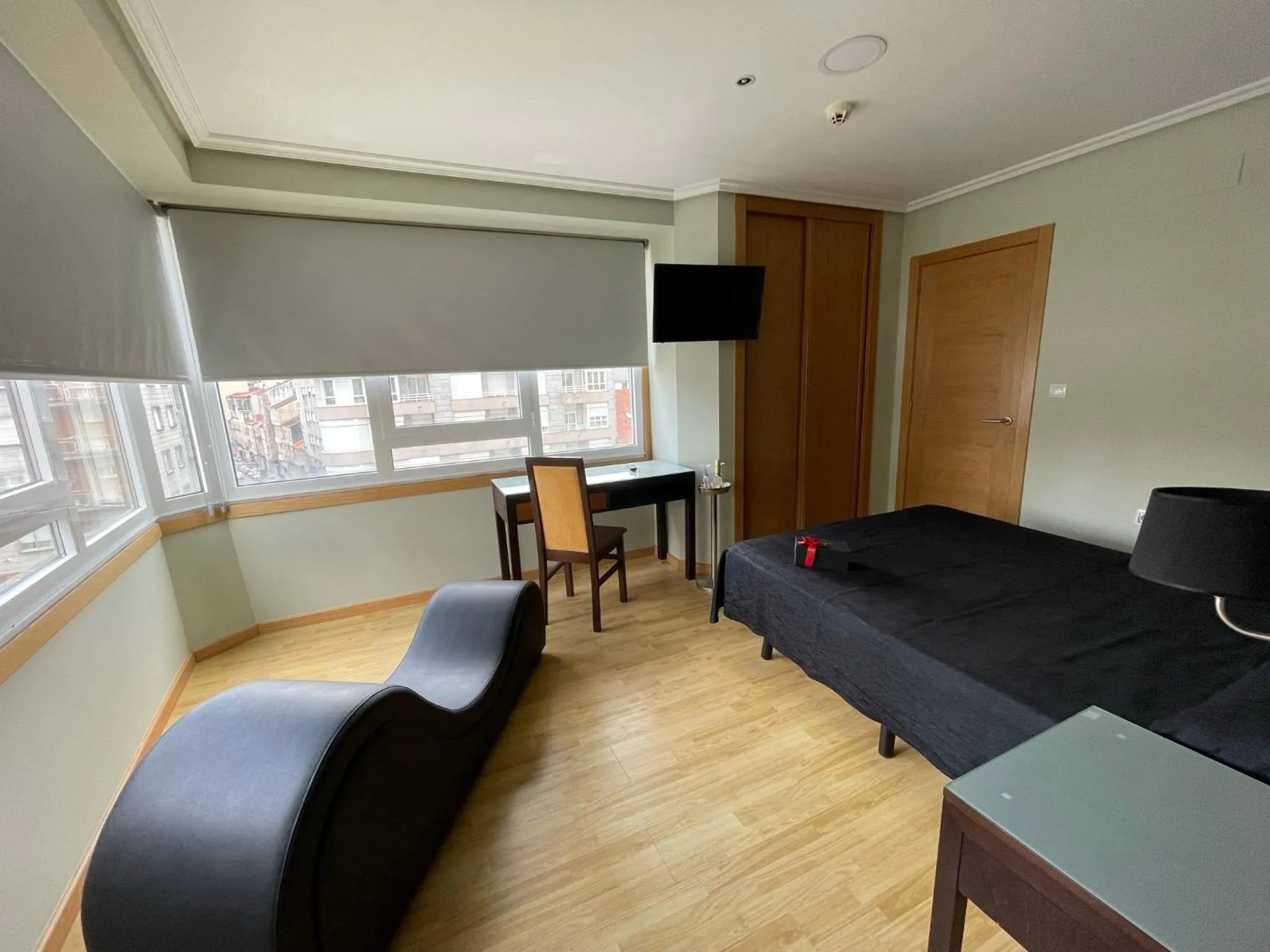 Bed in Aparthotel Arenteiro