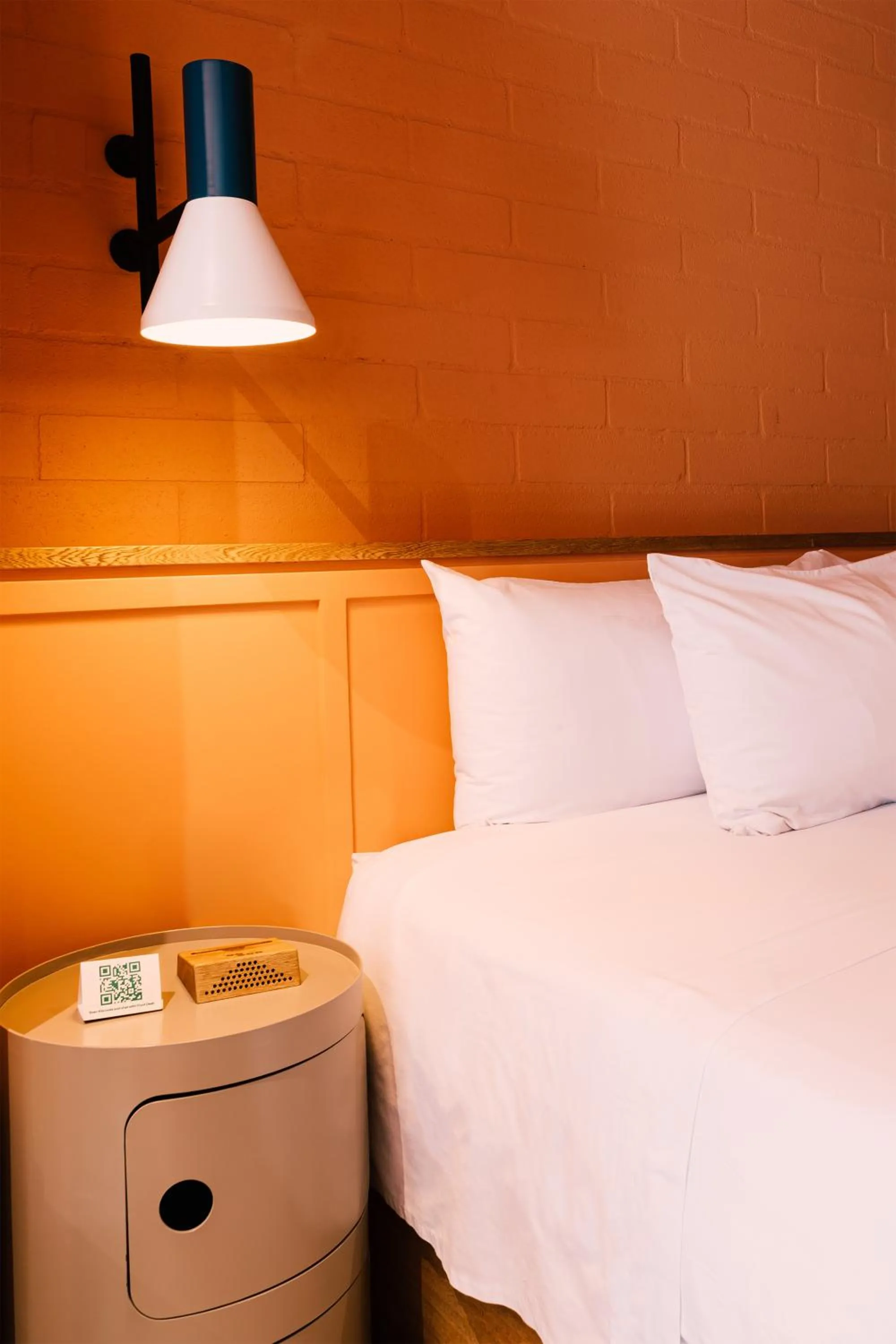 Bed in The Somos Bold Hotel