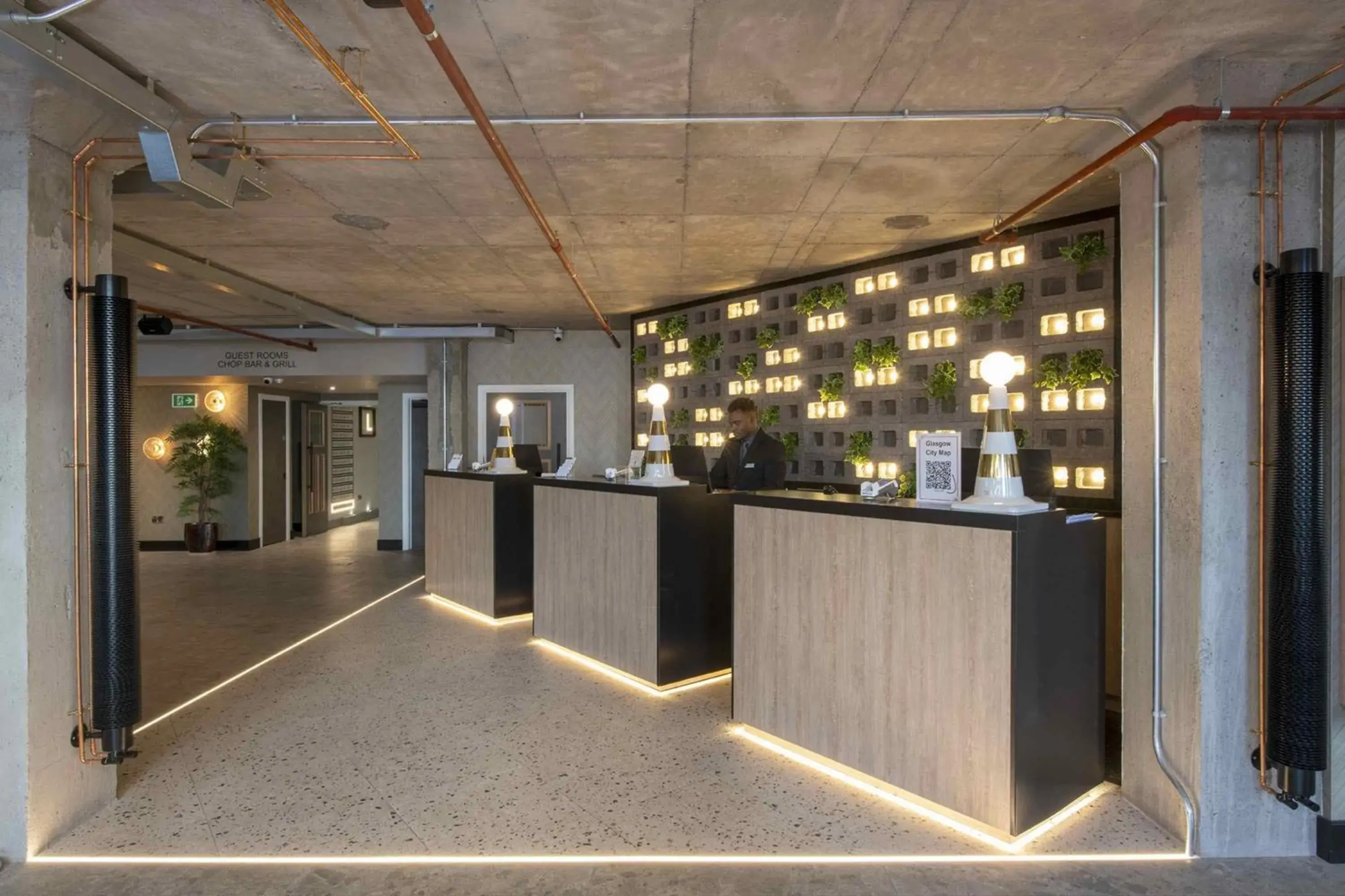 Lobby or reception in Sandman Signature Glasgow Hotel Lobby or reception in Sandman Signature Glasgow Hotel