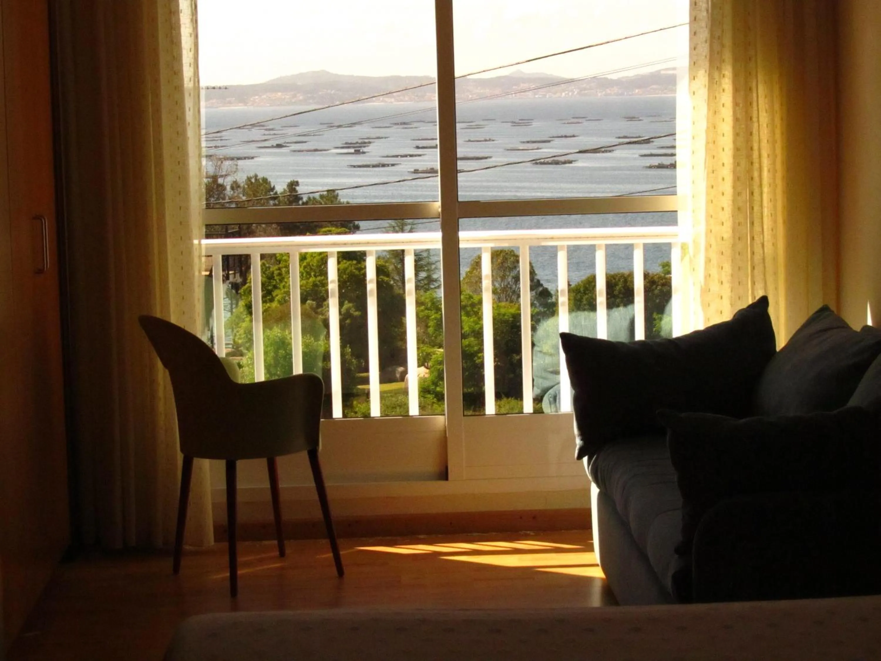 Balcony/Terrace in Hotel Mirador Ría de Arosa
