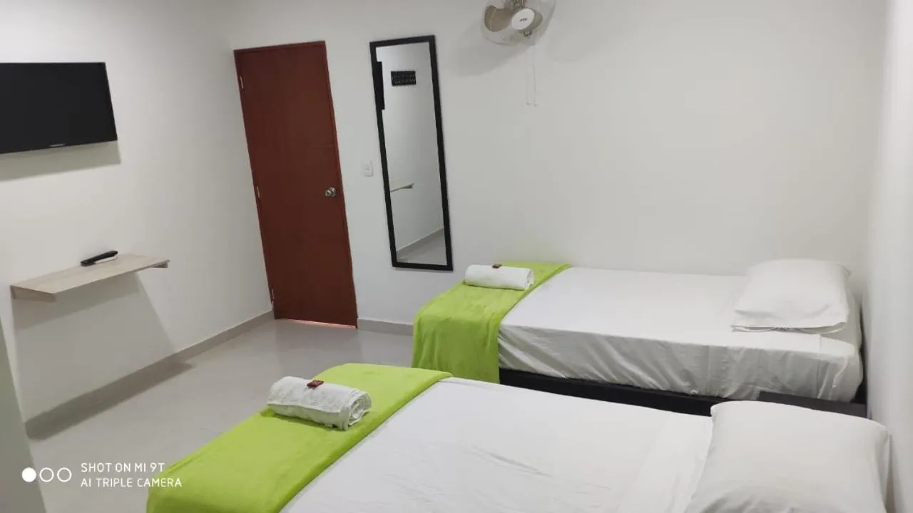 Bed in Hotel Don Jose
