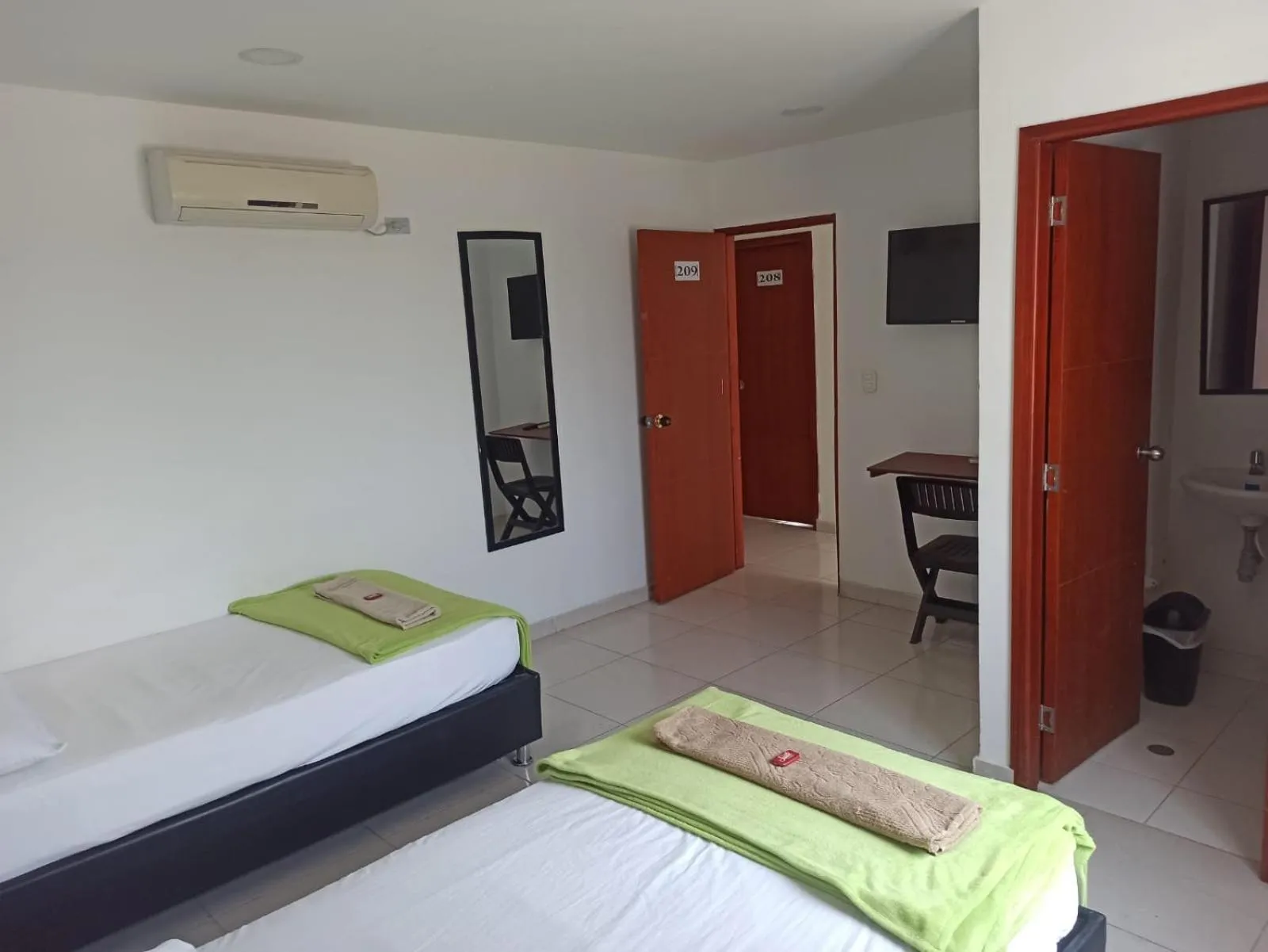 Bed in Hotel Don Jose