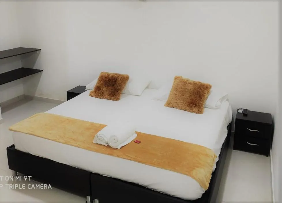 Bed in Hotel Don Jose