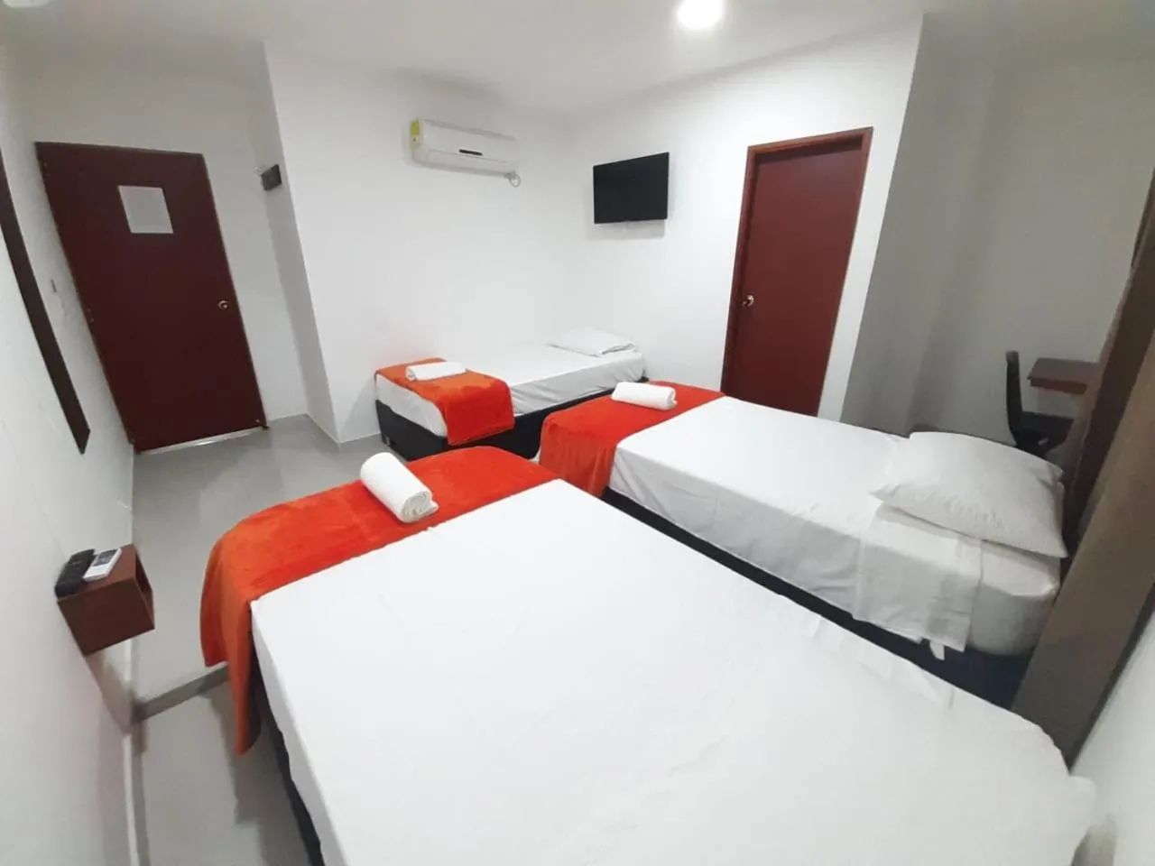 Bed in Hotel Don Jose
