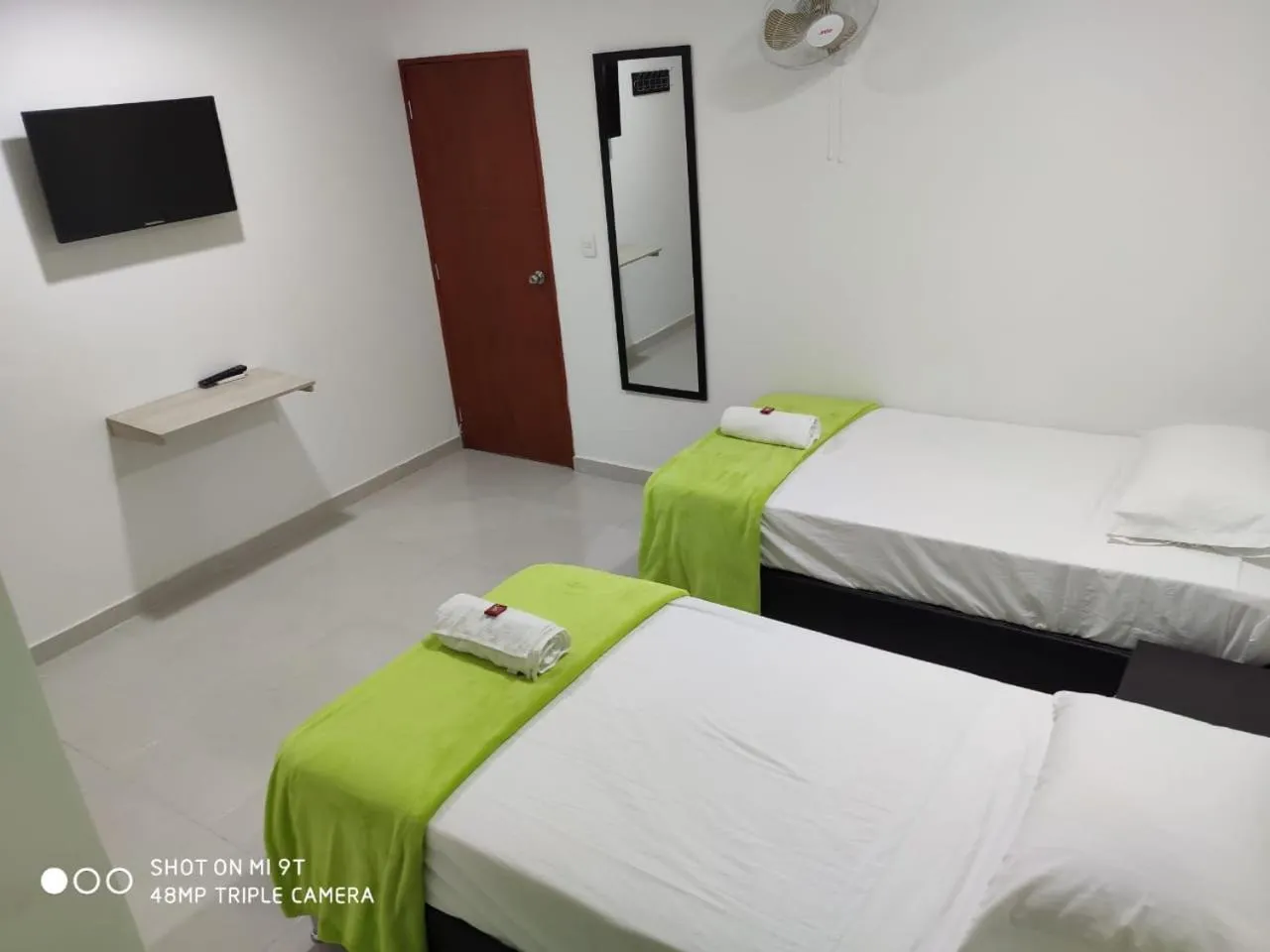 Bed in Hotel Don Jose
