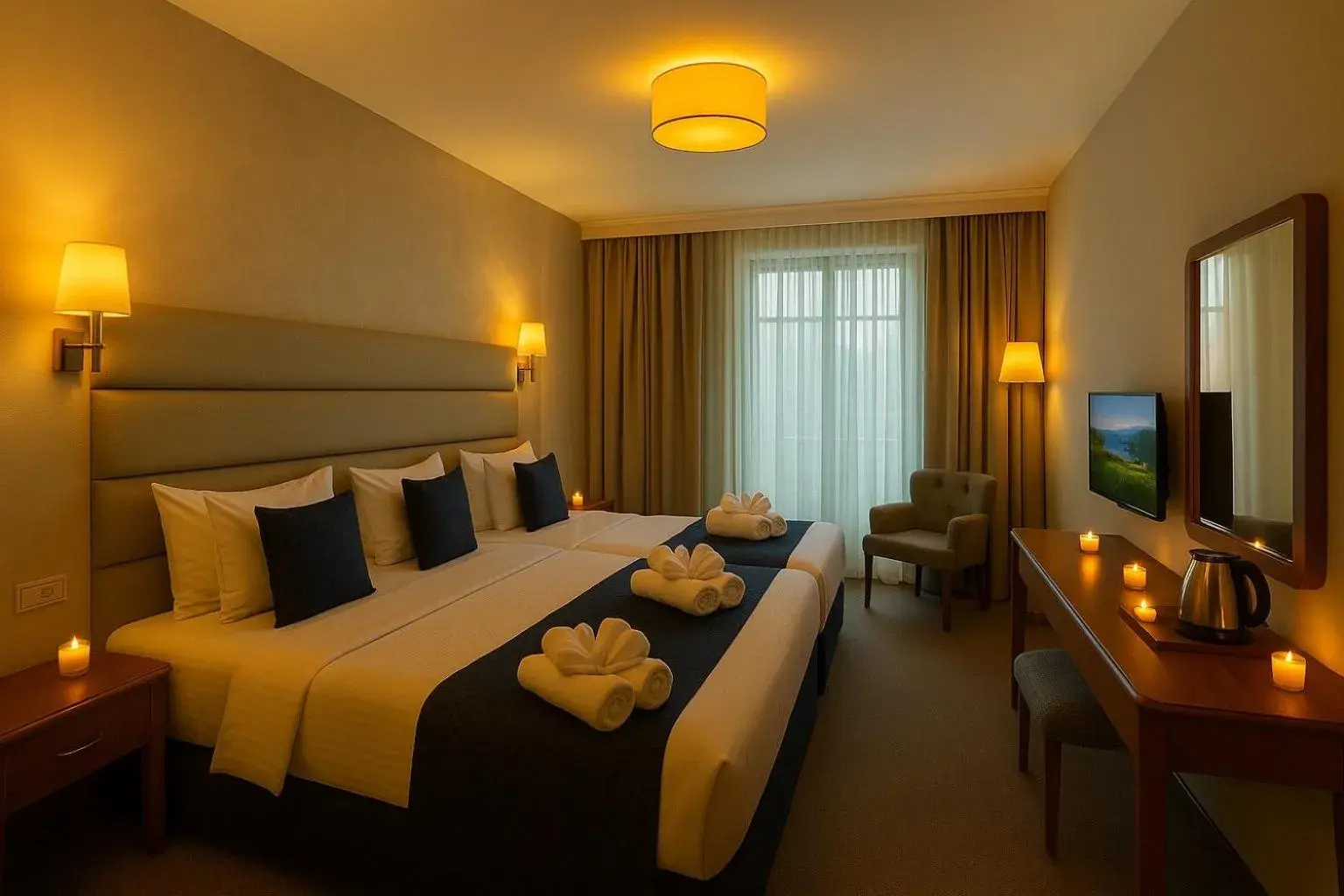 Bedroom, Bed in Istanbul Midpoint Hotel Bedroom, Bed in Istanbul Midpoint Hotel