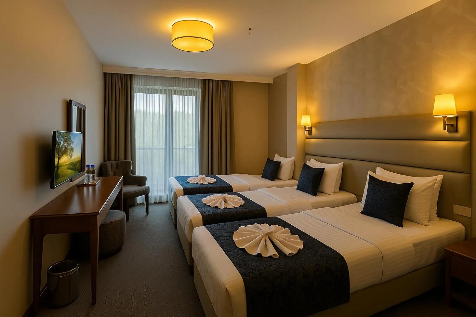 Bedroom, Bed in Istanbul Midpoint Hotel