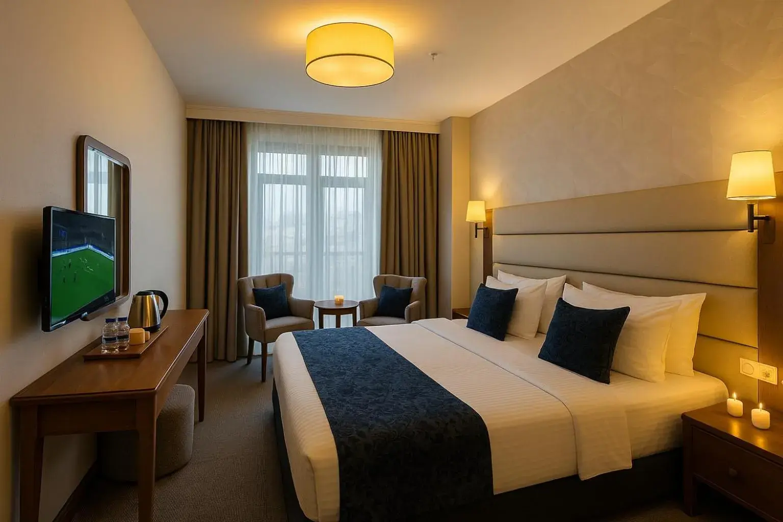 Bedroom, Bed in Istanbul Midpoint Hotel Bedroom, Bed in Istanbul Midpoint Hotel