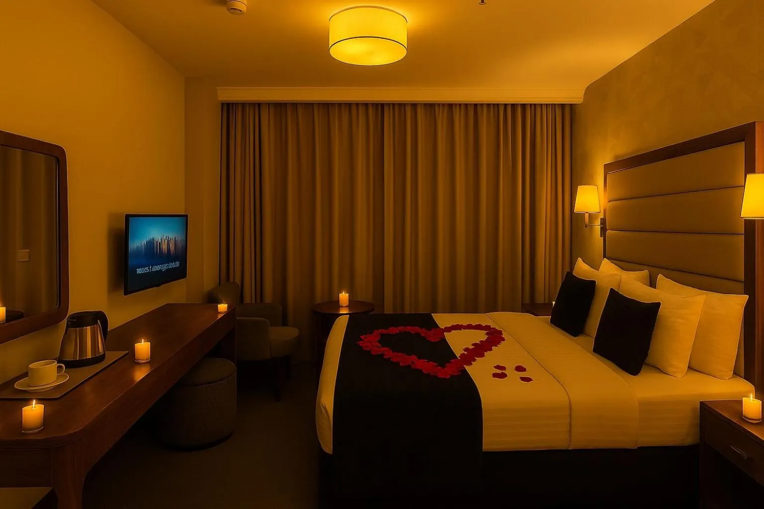 Bedroom, Bed in Istanbul Midpoint Hotel